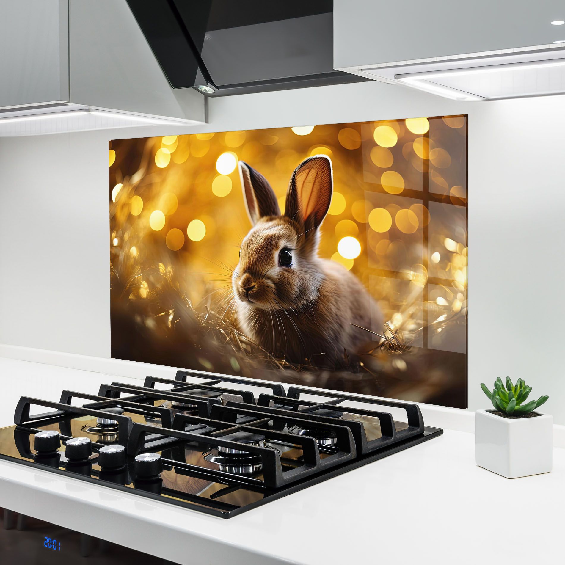 Gold Lights Bunny mockup 6