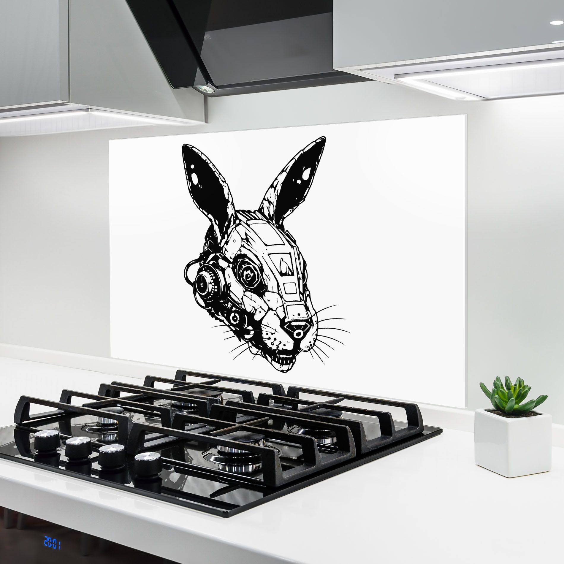 Rabbit Cyborg mockup 6