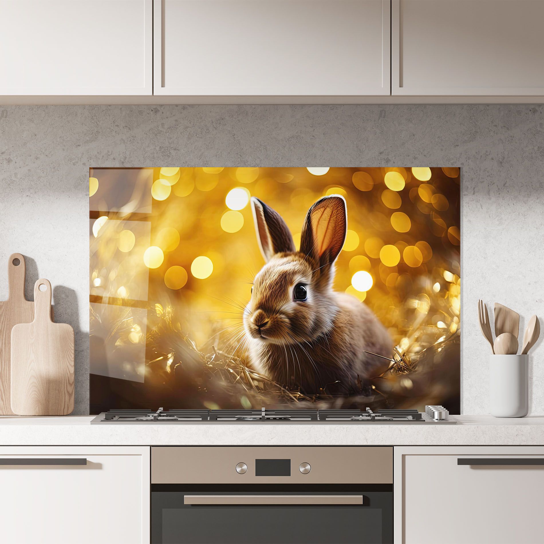 Gold Lights Bunny mockup 7