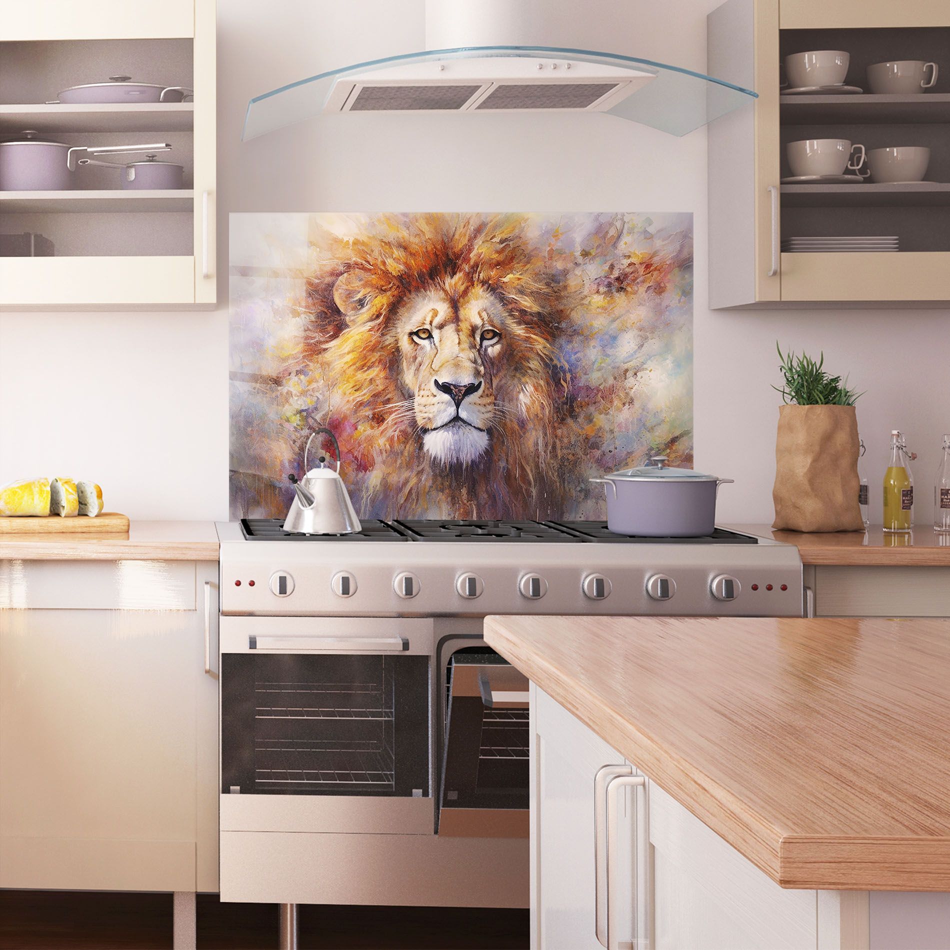Abstract Lion Head mockup 1
