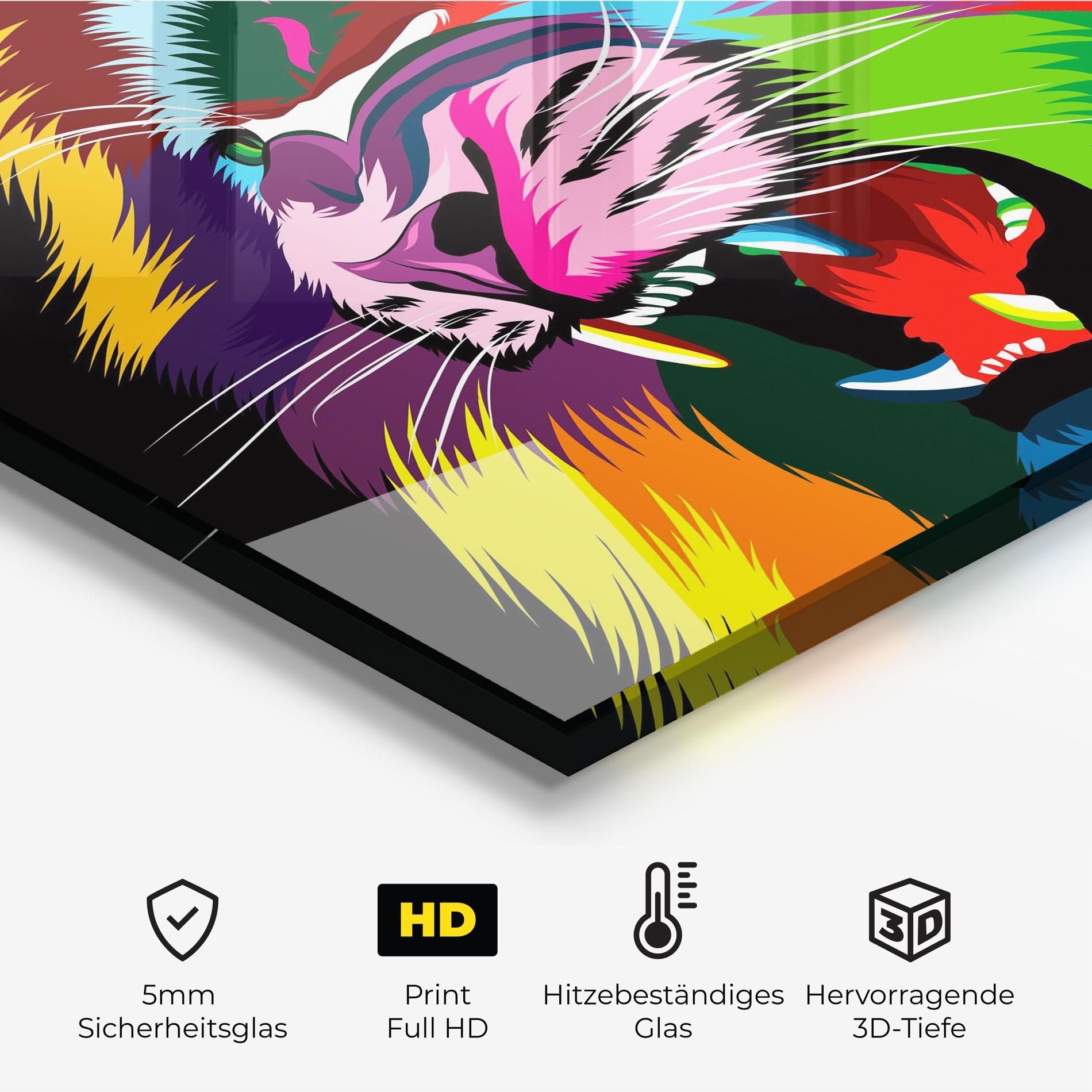 Lion Vibrant Color mockup 2