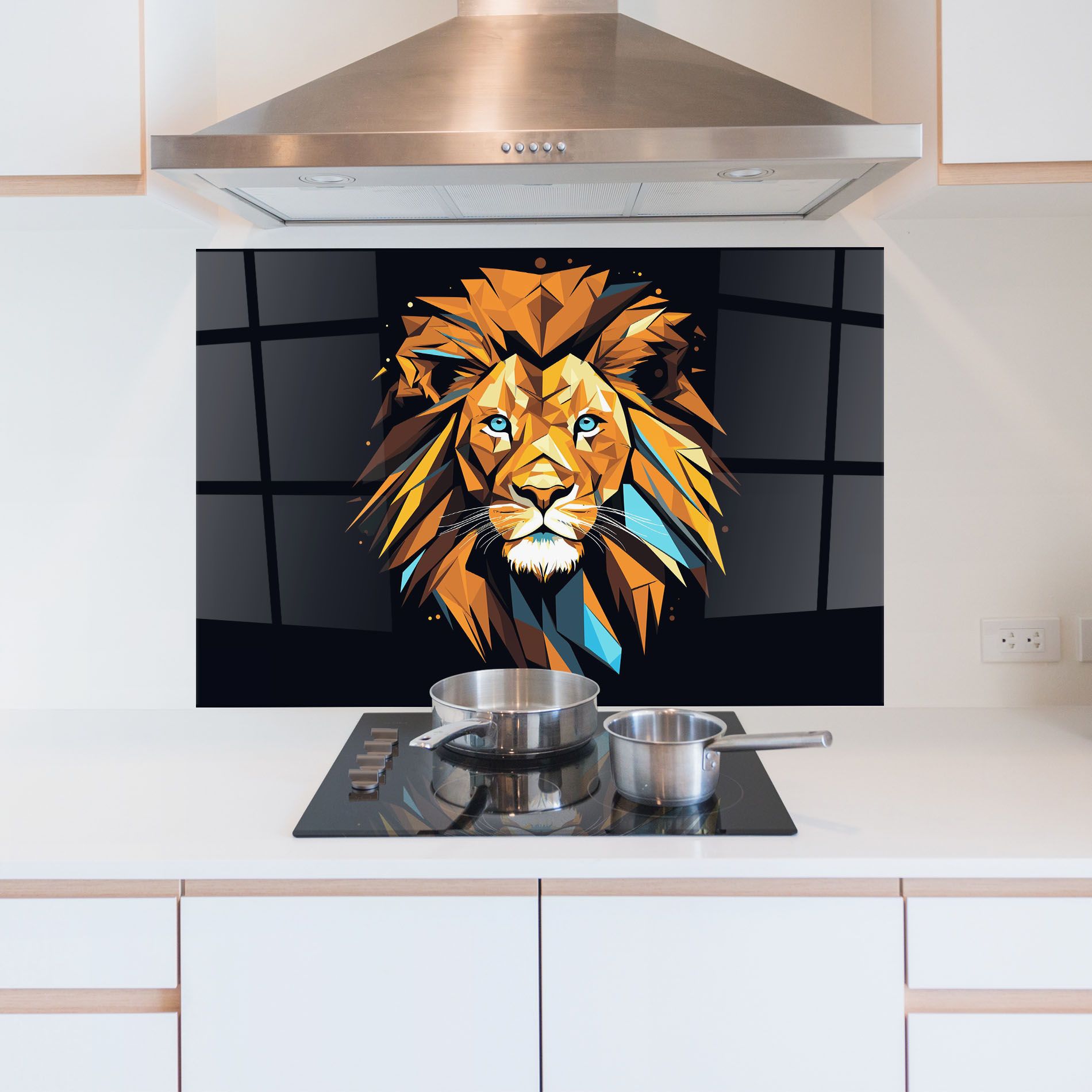 Pop Art Lion mockup 5
