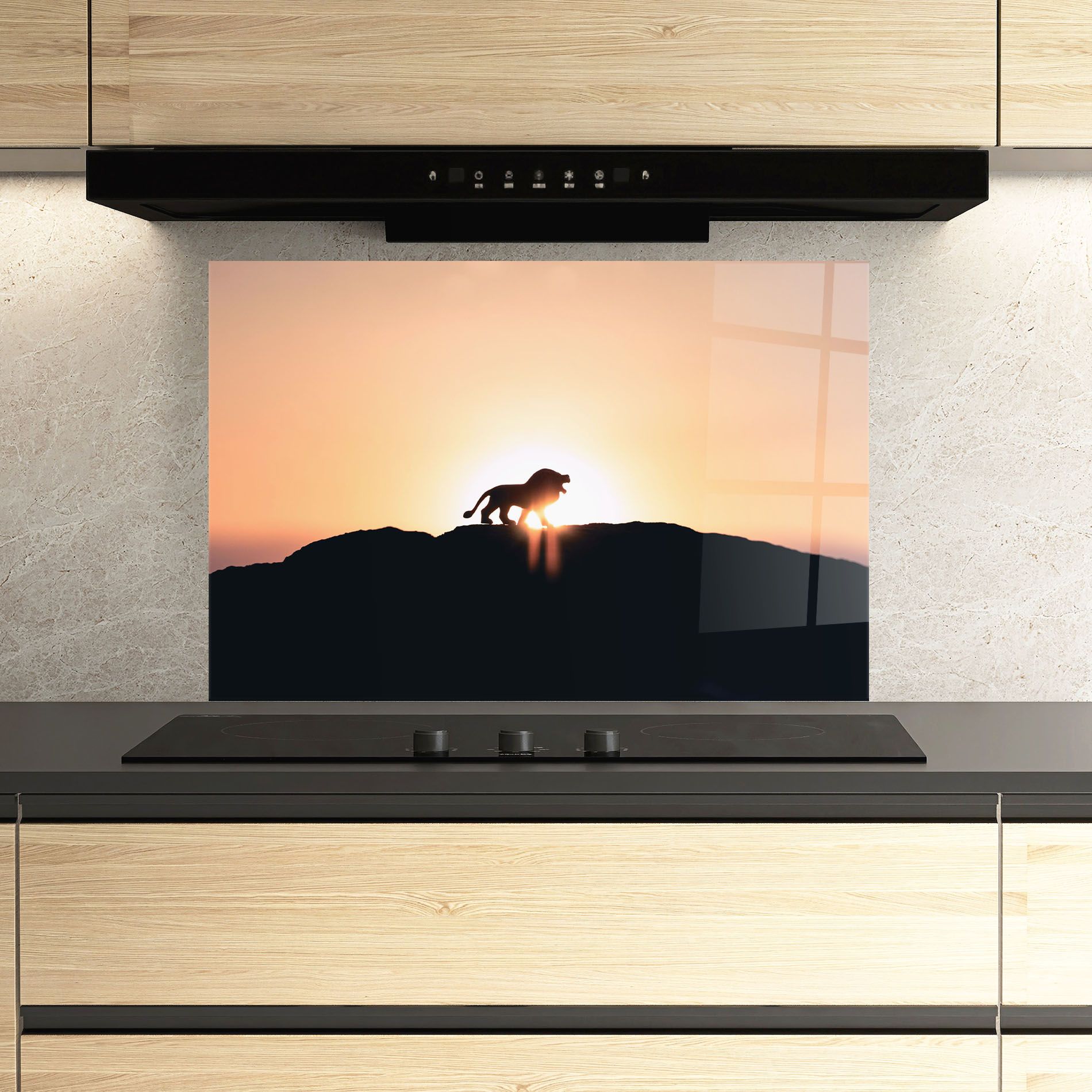 Lion Shilouette mockup 3