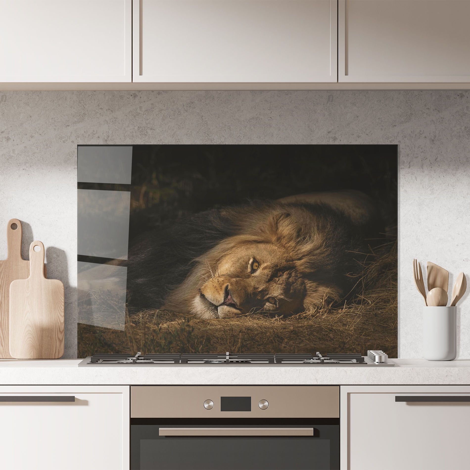 Lion Laying Down mockup 7