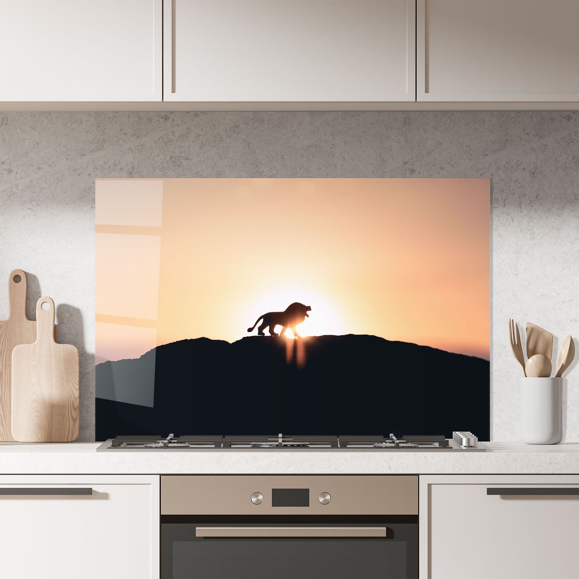 Lion Shilouette mockup 7