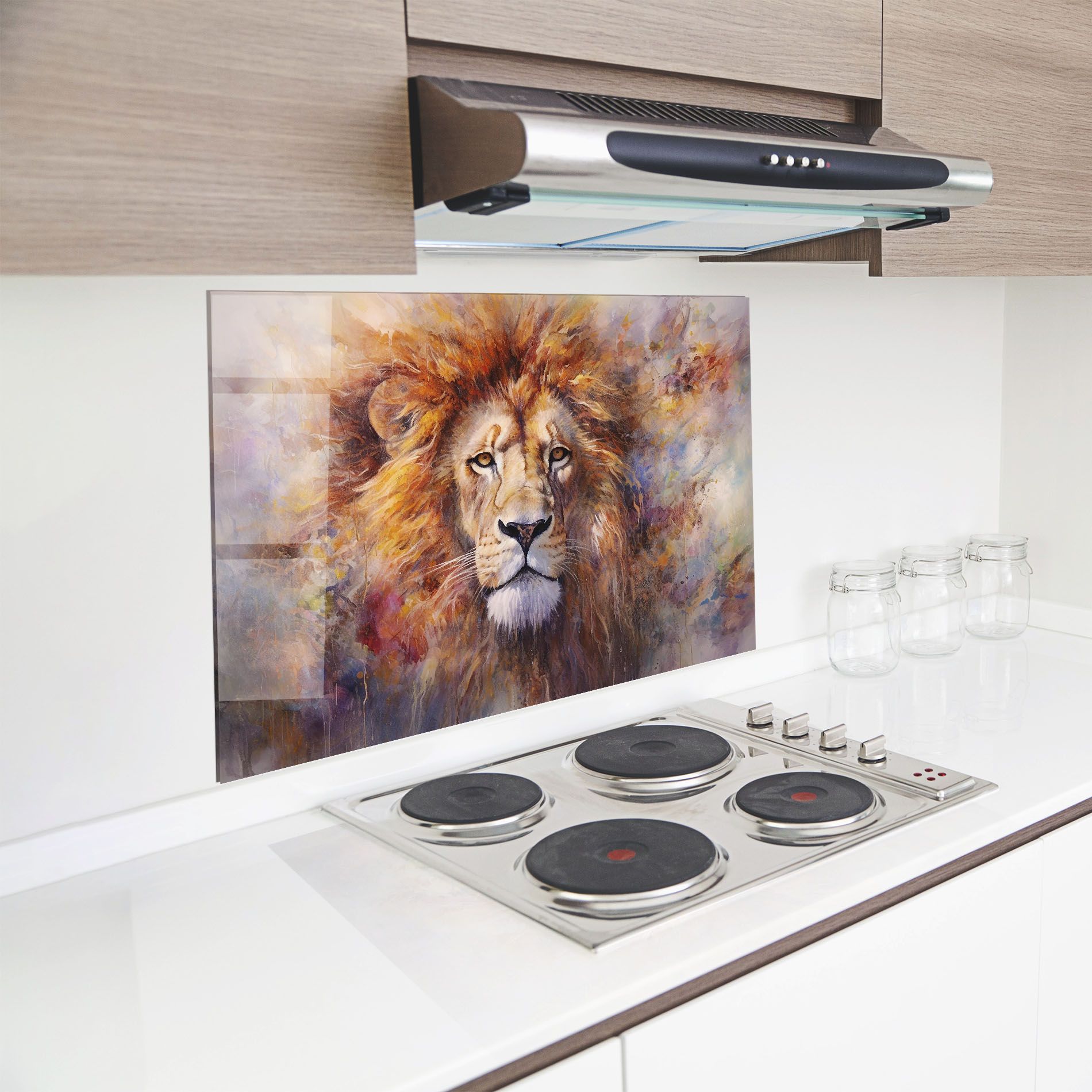Abstract Lion Head mockup 8