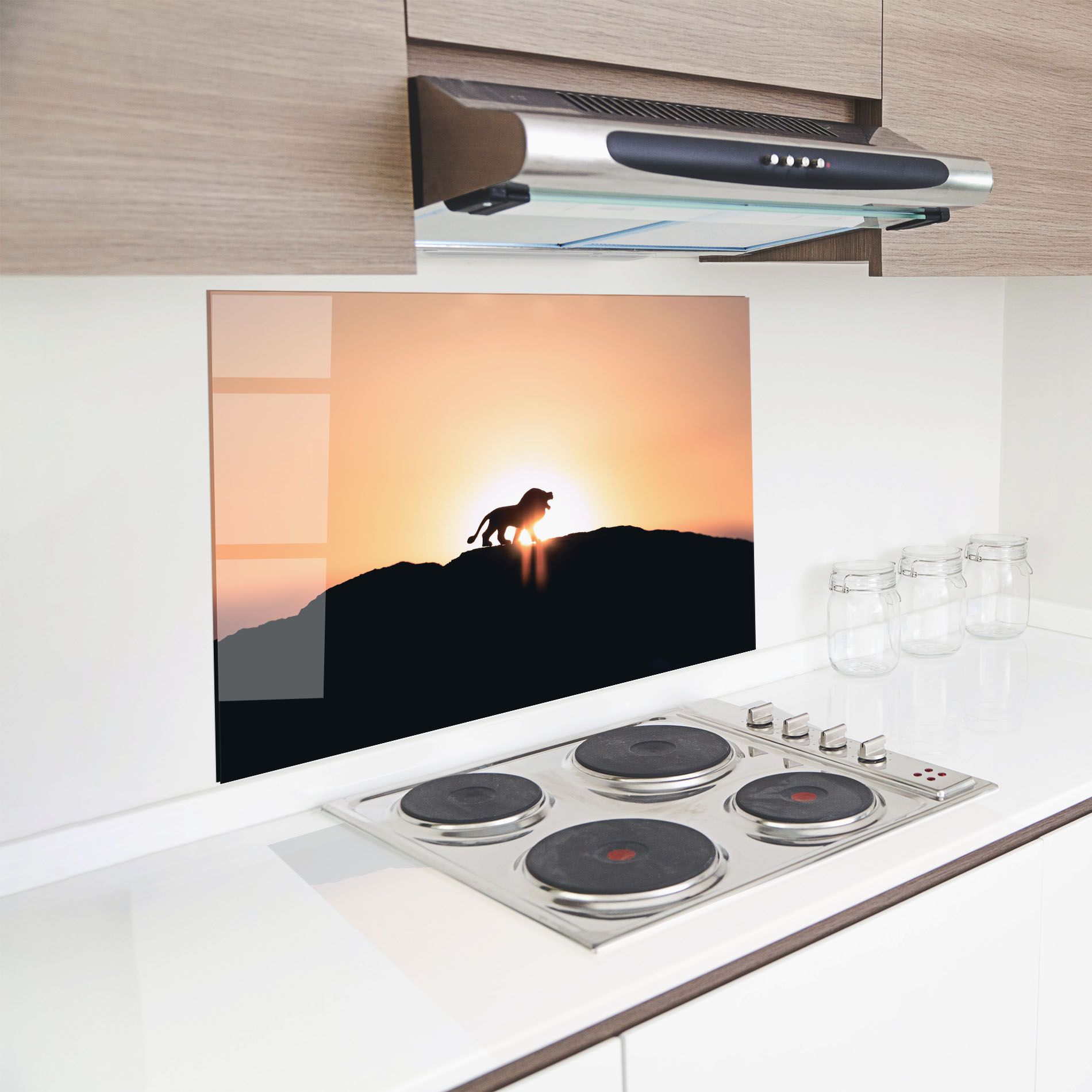 Lion Shilouette mockup 8