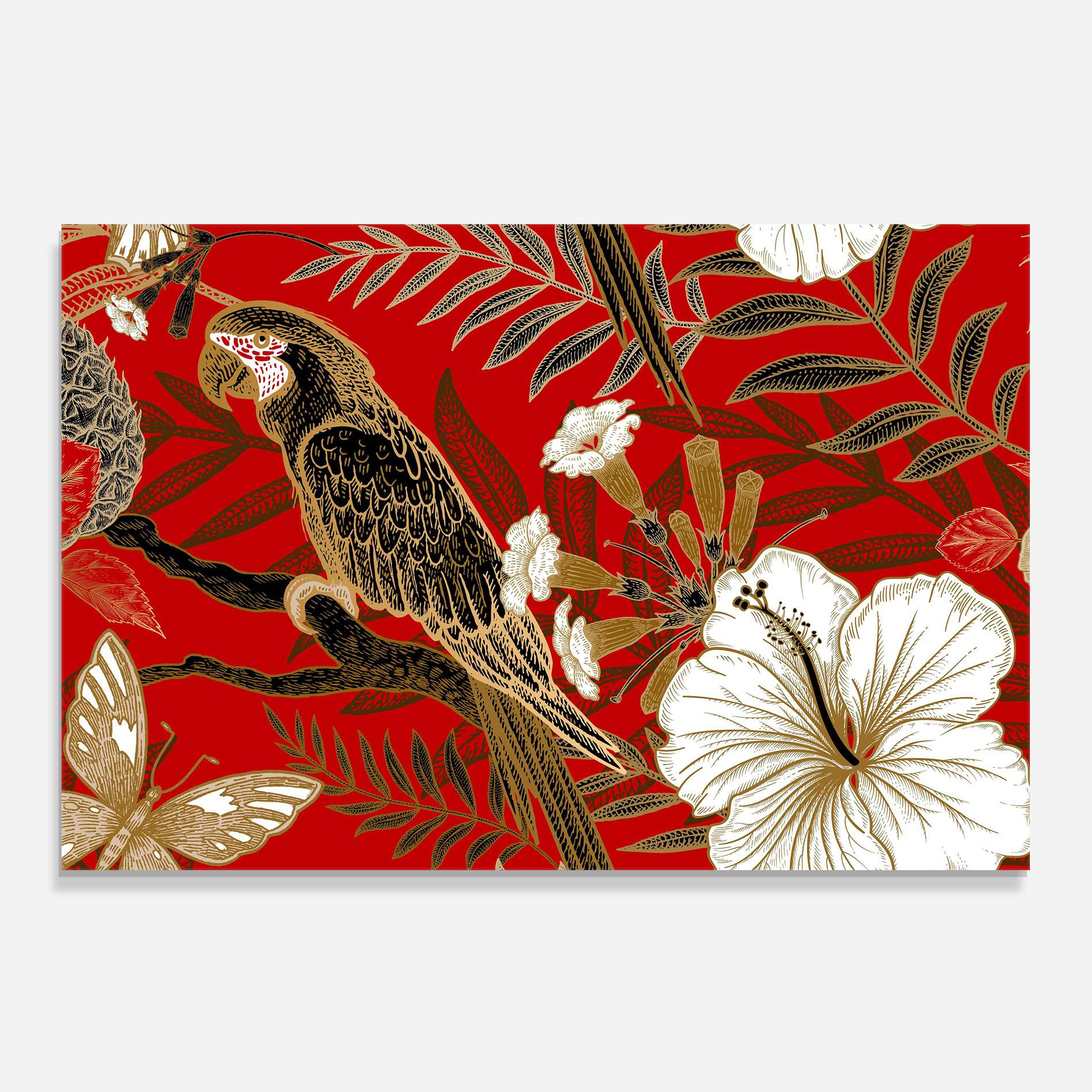 Küchenrückwand Glas Gold Red Carrot mockup 0