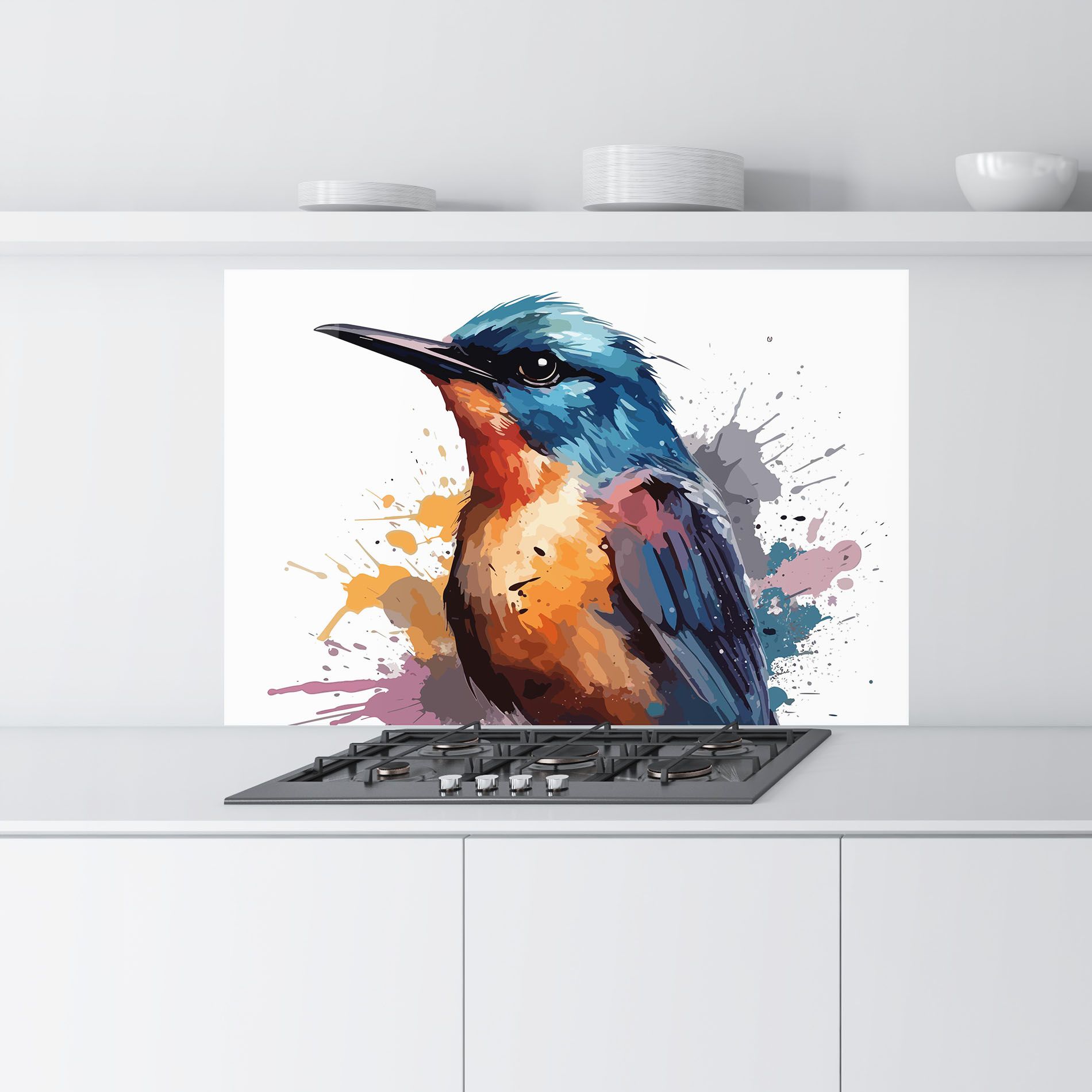 Brush Style Bird mockup 9