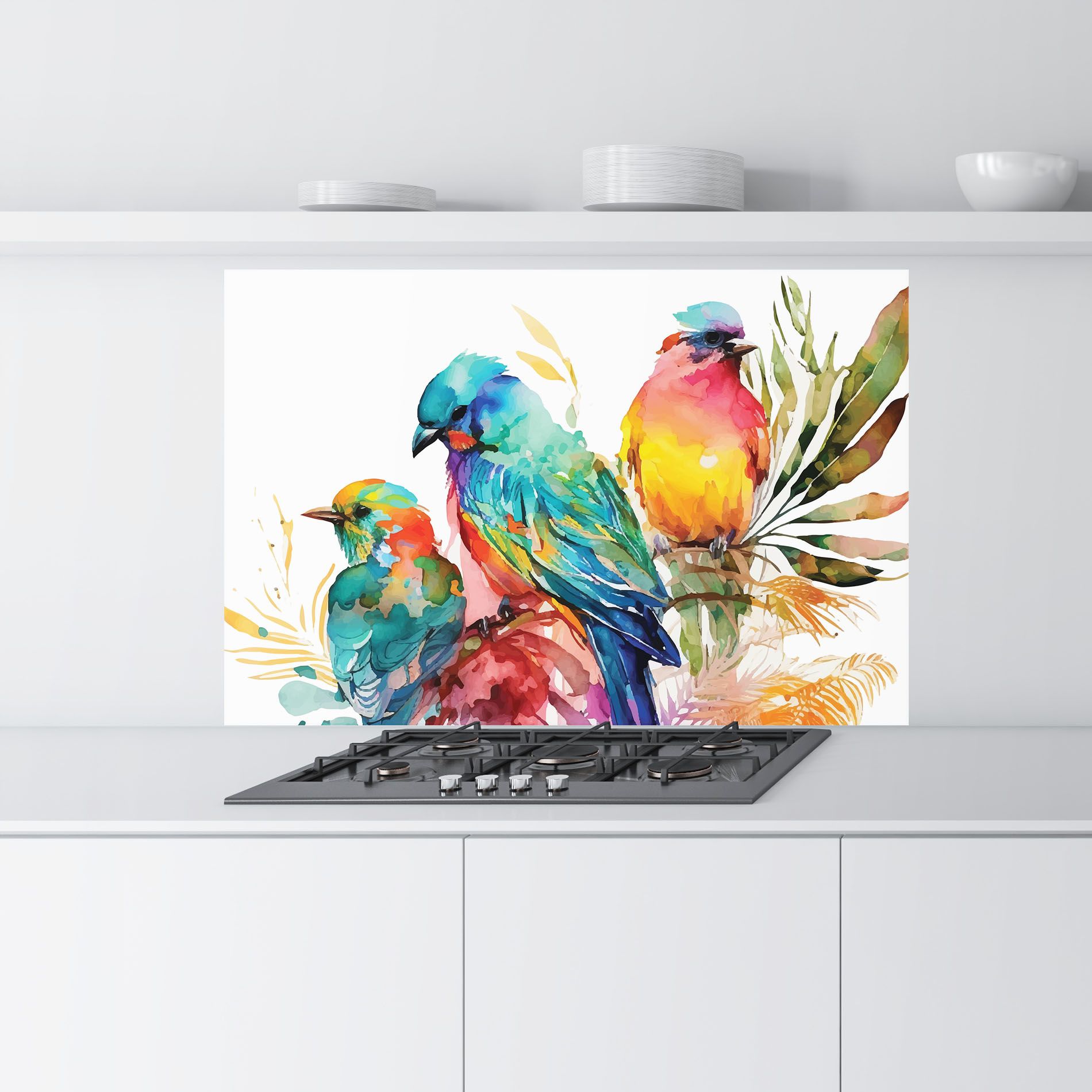 Colorful Birds mockup 9