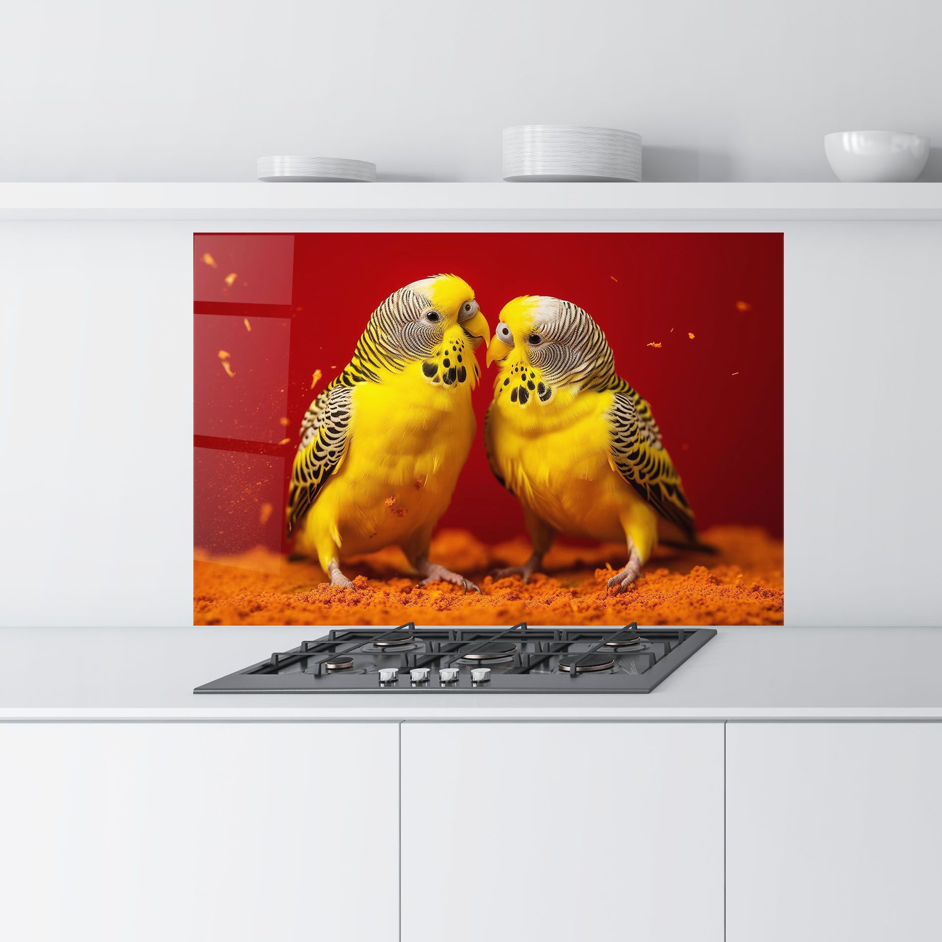 Cute Yellow Birds mockup 9