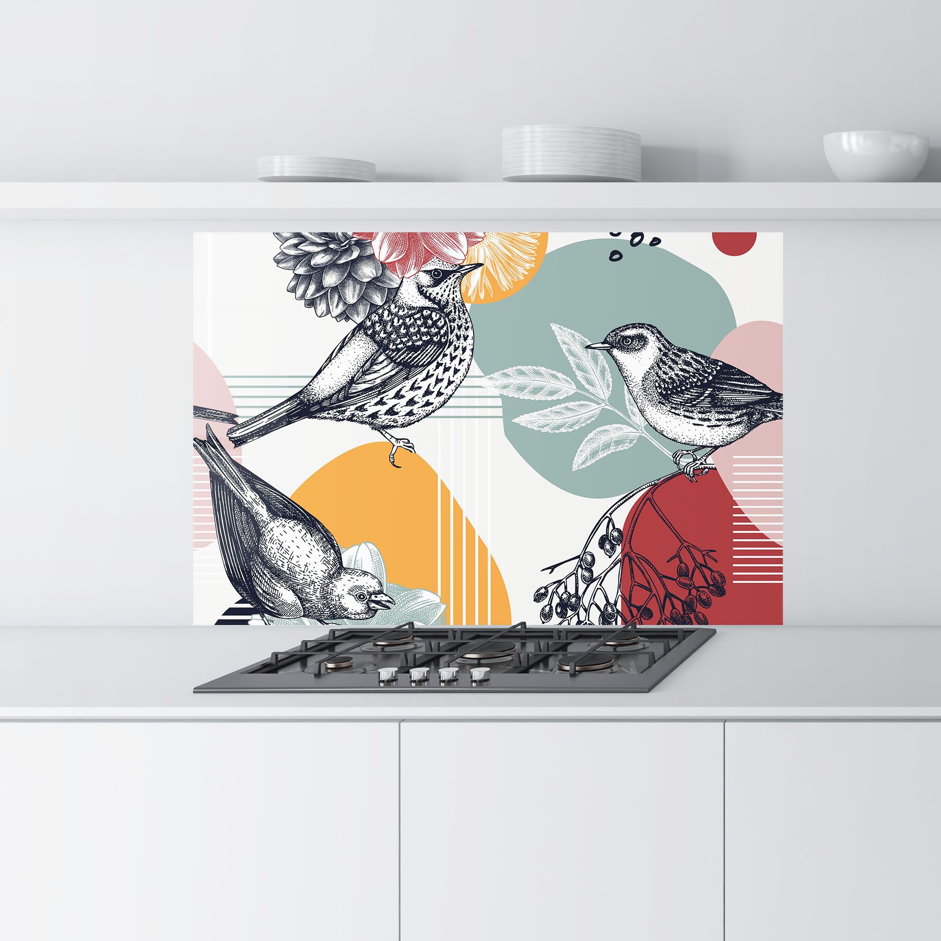 Pretty Birds Collge mockup 9