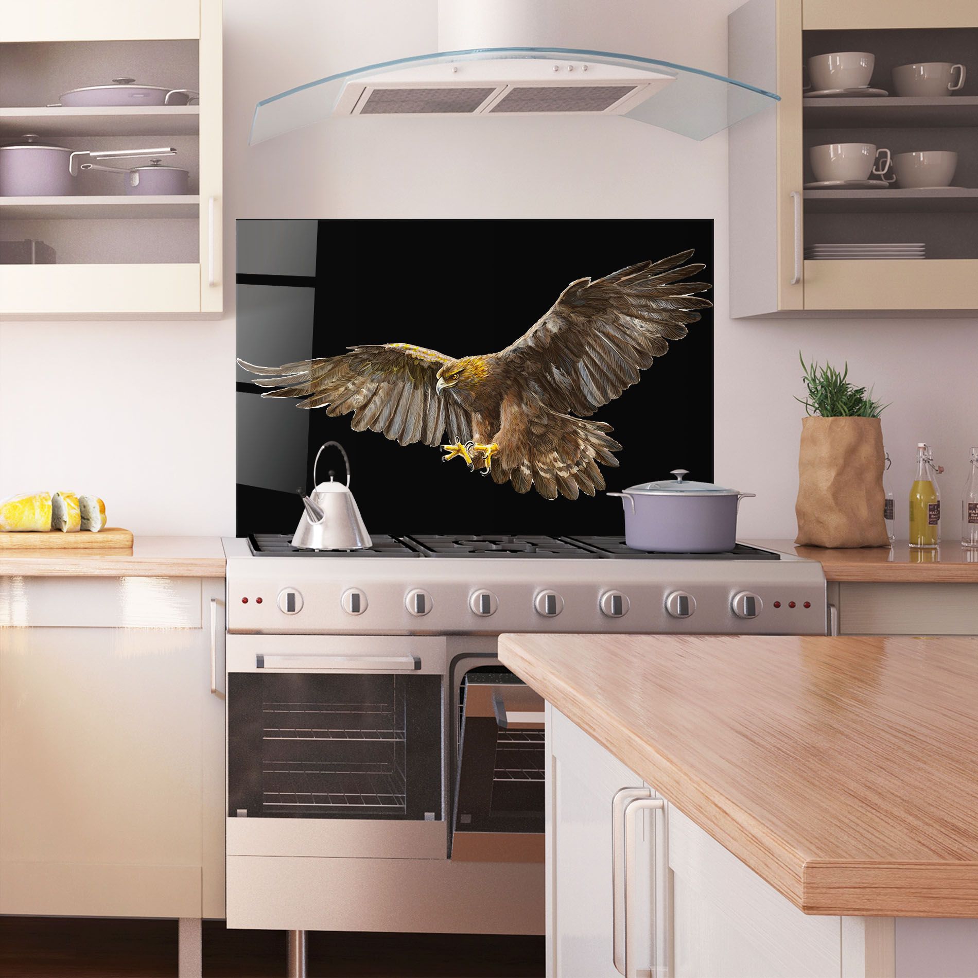 Eagle On Black mockup 1