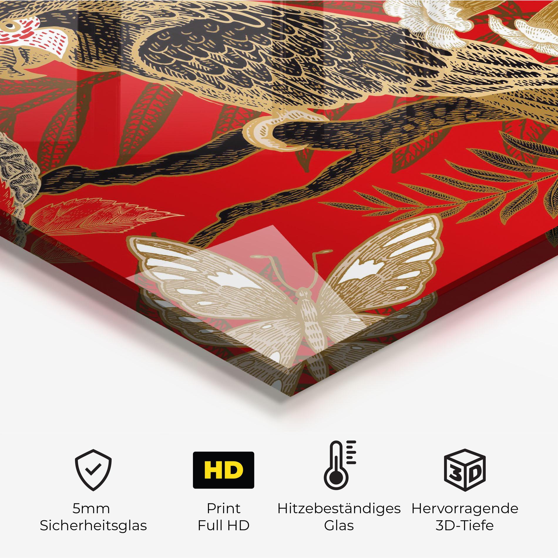 Küchenrückwand Glas Gold Red Carrot mockup 2