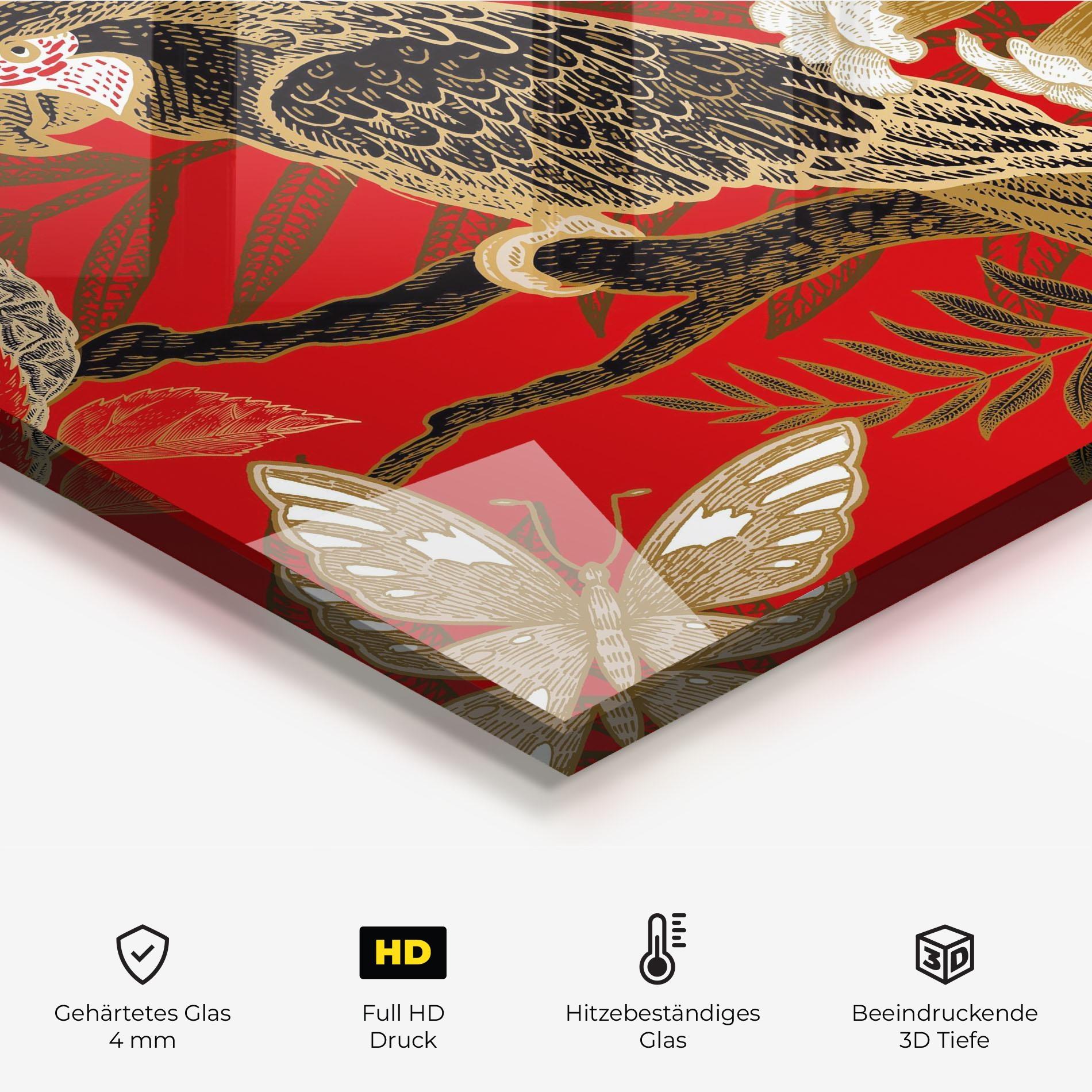 Küchenrückwand Glas Gold Red Carrot mockup 2