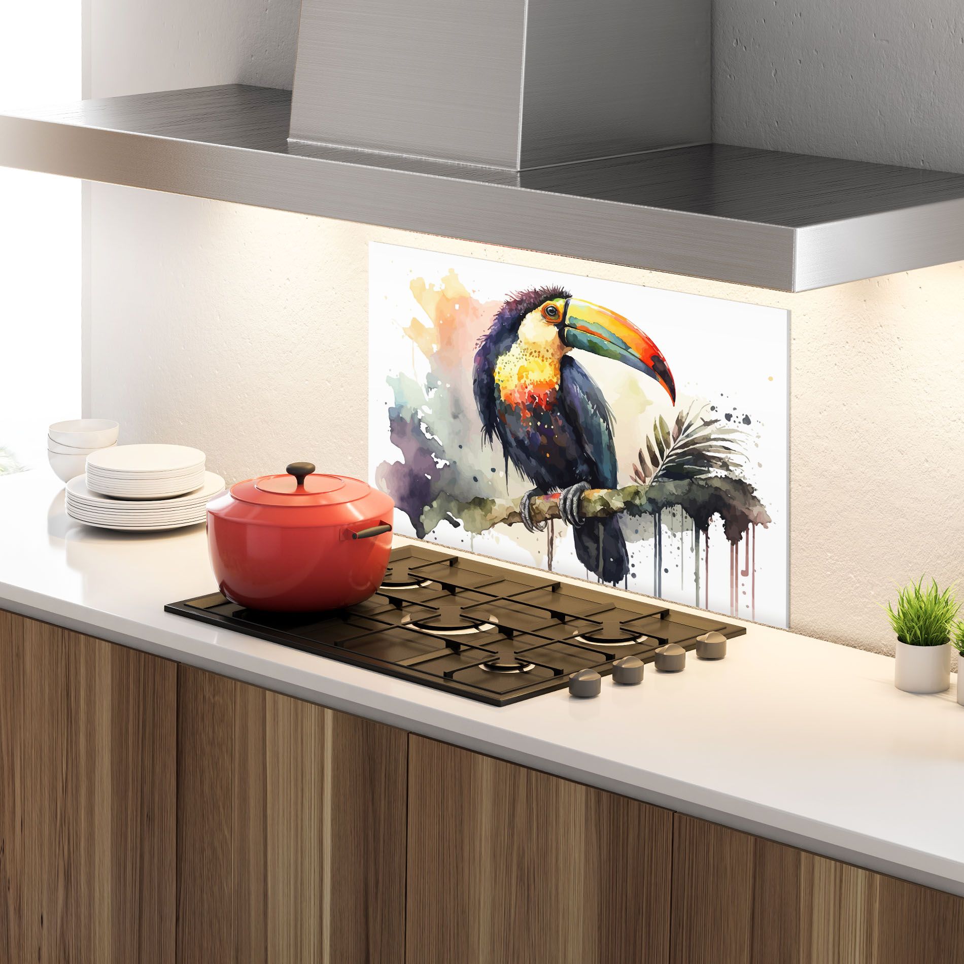 Beautiful Toucan Art mockup 4