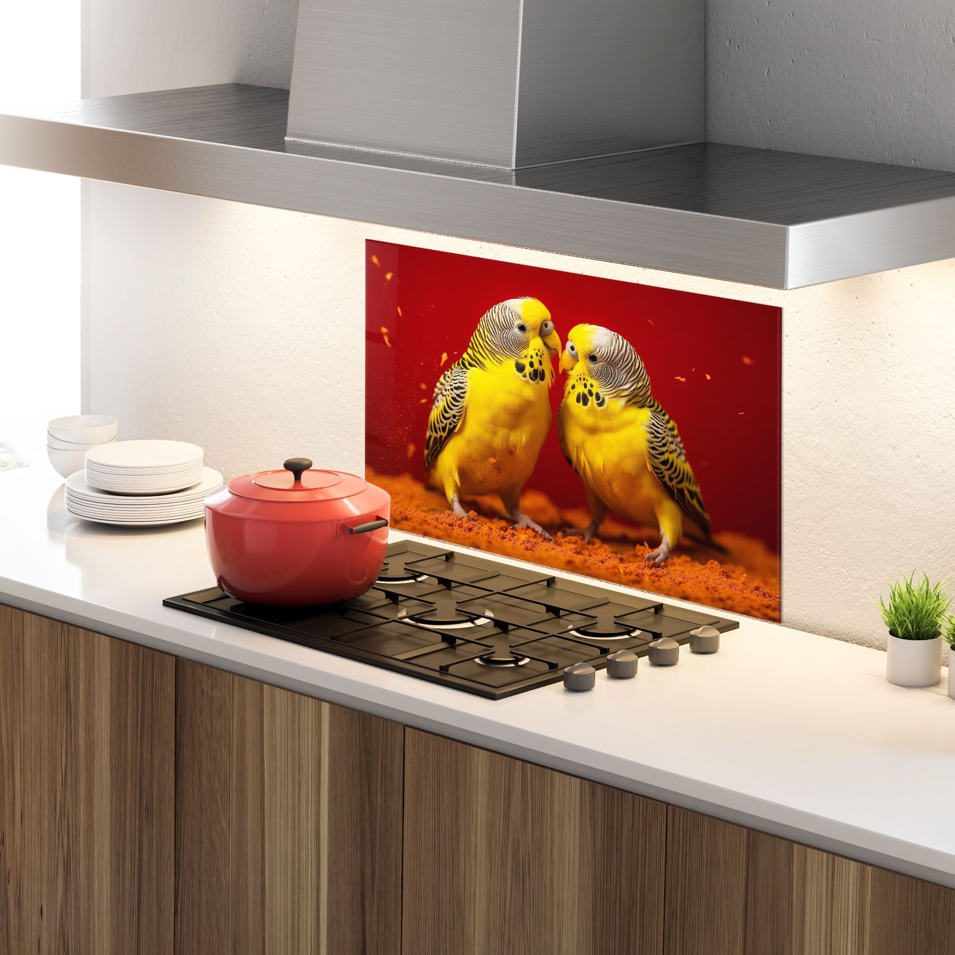 Cute Yellow Birds mockup 4