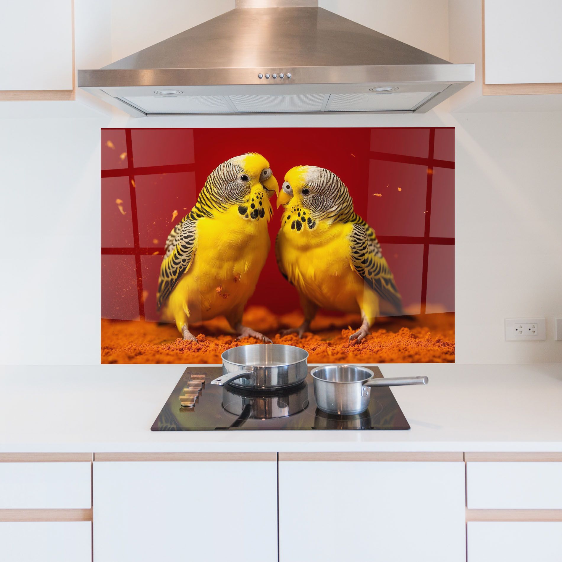 Cute Yellow Birds mockup 5