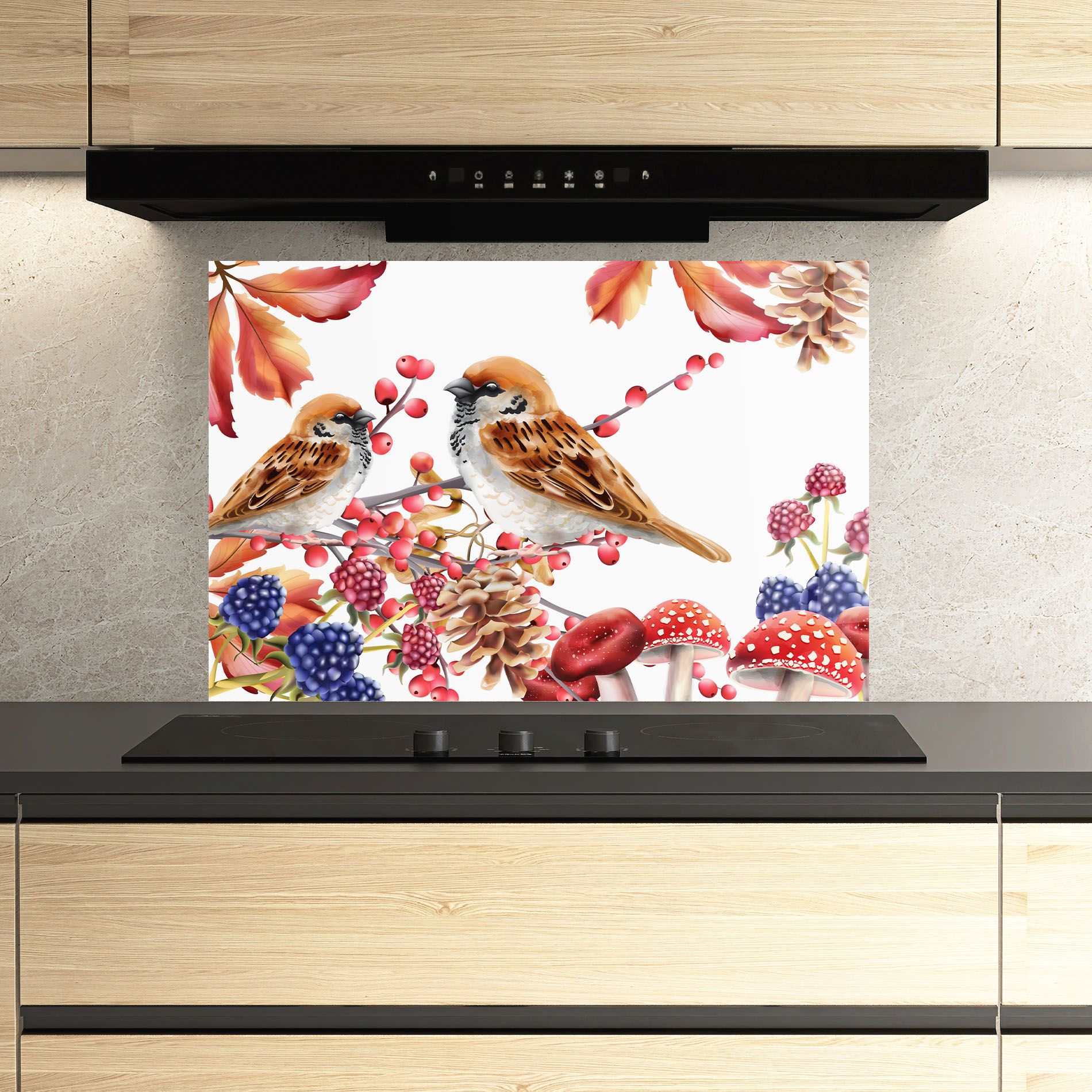 Birds And Berries mockup 3