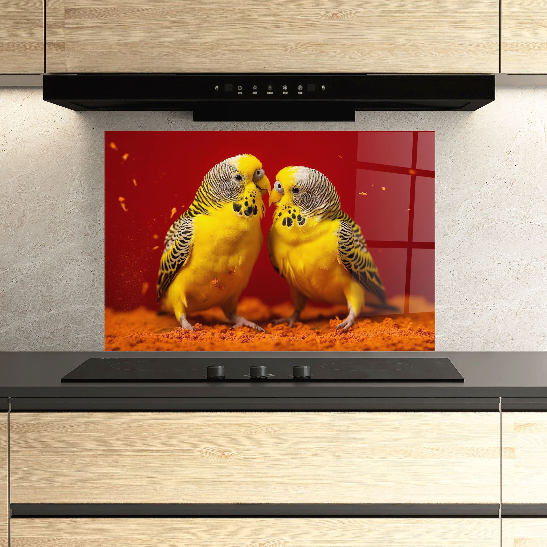 Cute Yellow Birds mockup 3