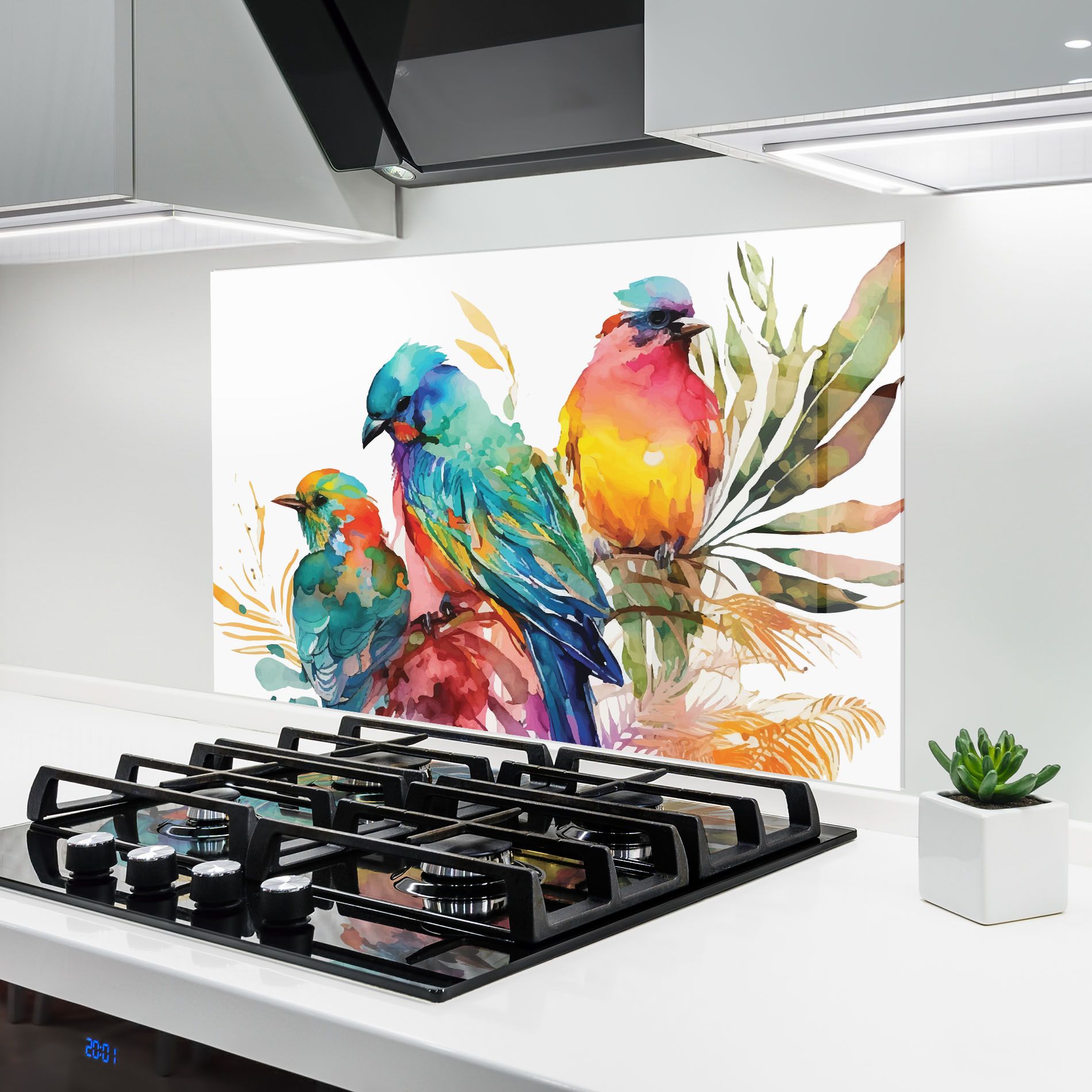 Colorful Birds mockup 6