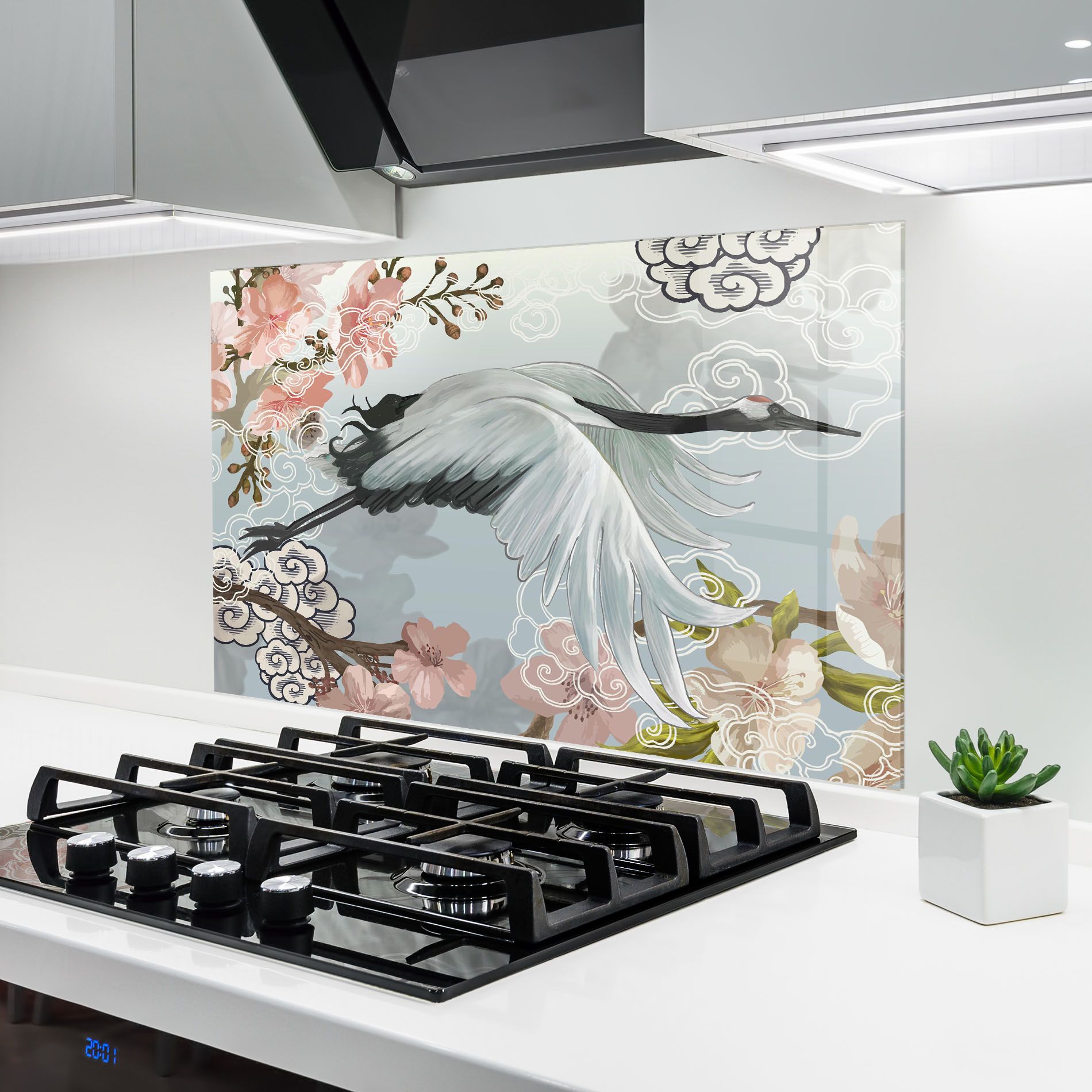 Japanese Crane mockup 6