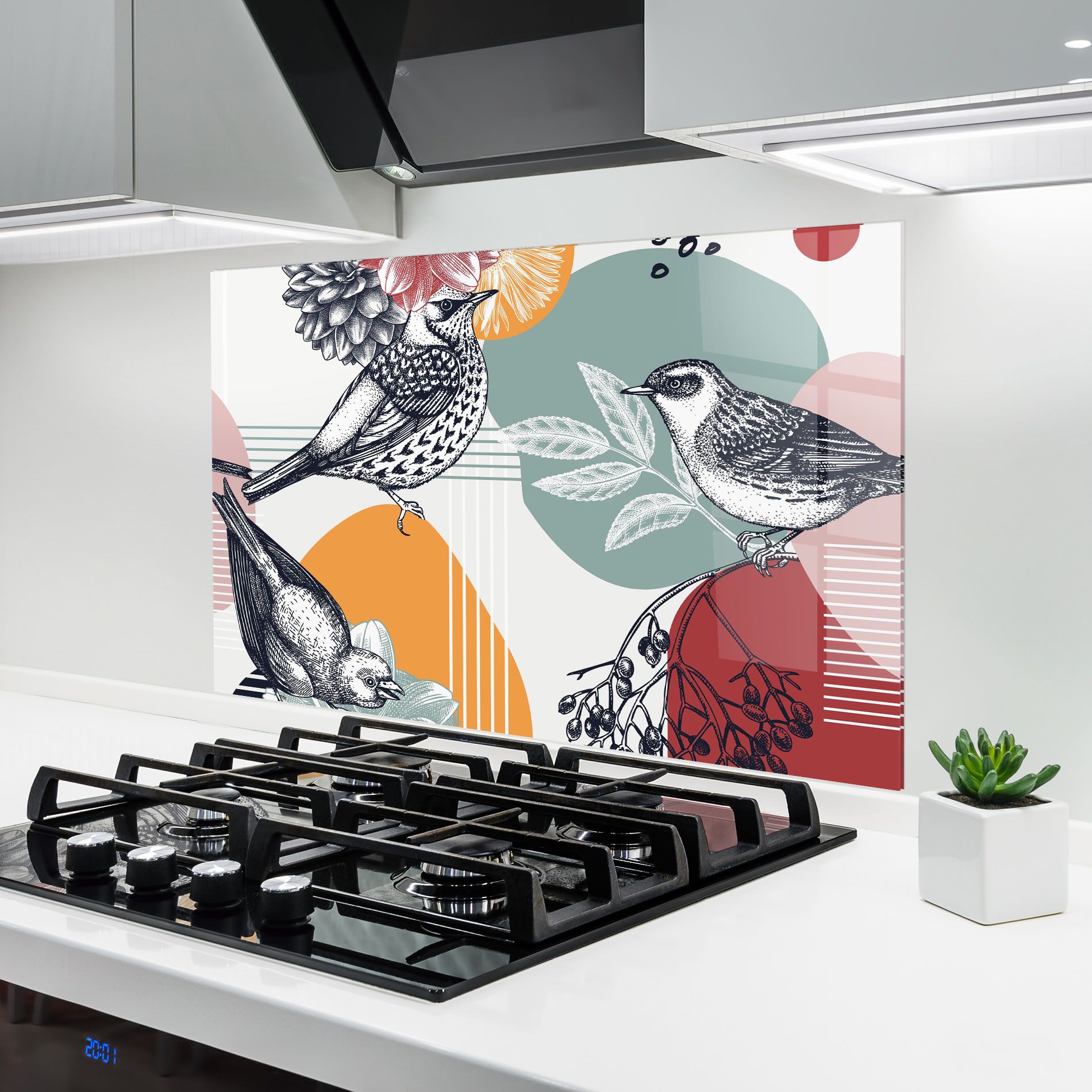 Pretty Birds Collge mockup 6