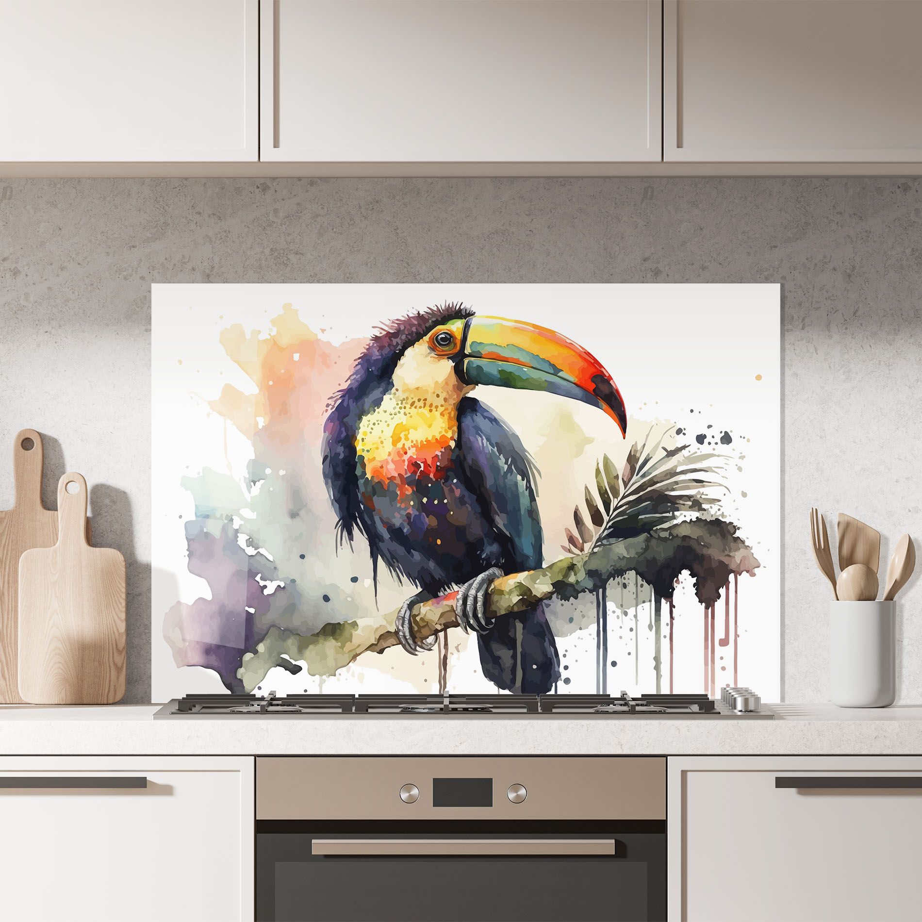 Beautiful Toucan Art mockup 7