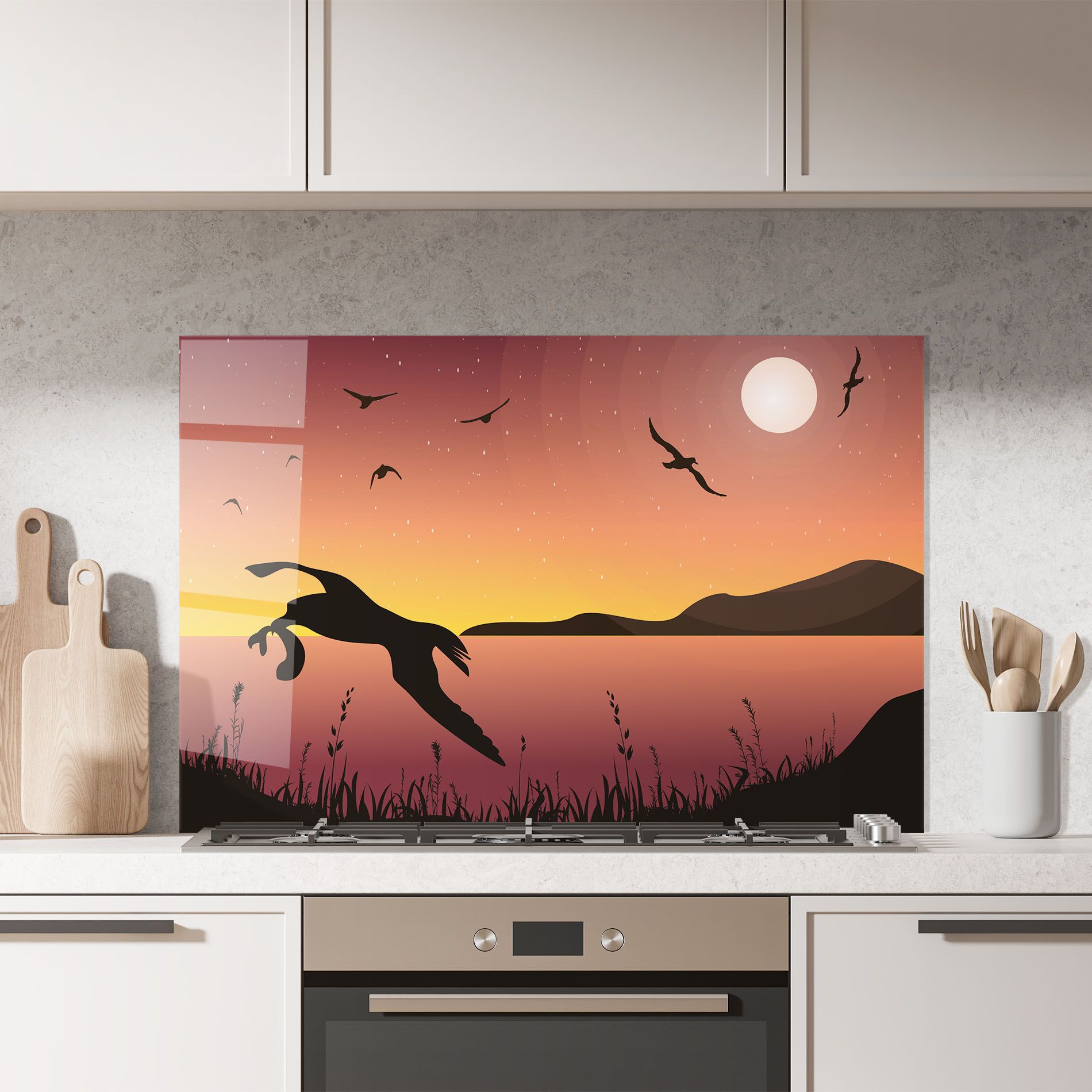 Birds Fishing mockup 7