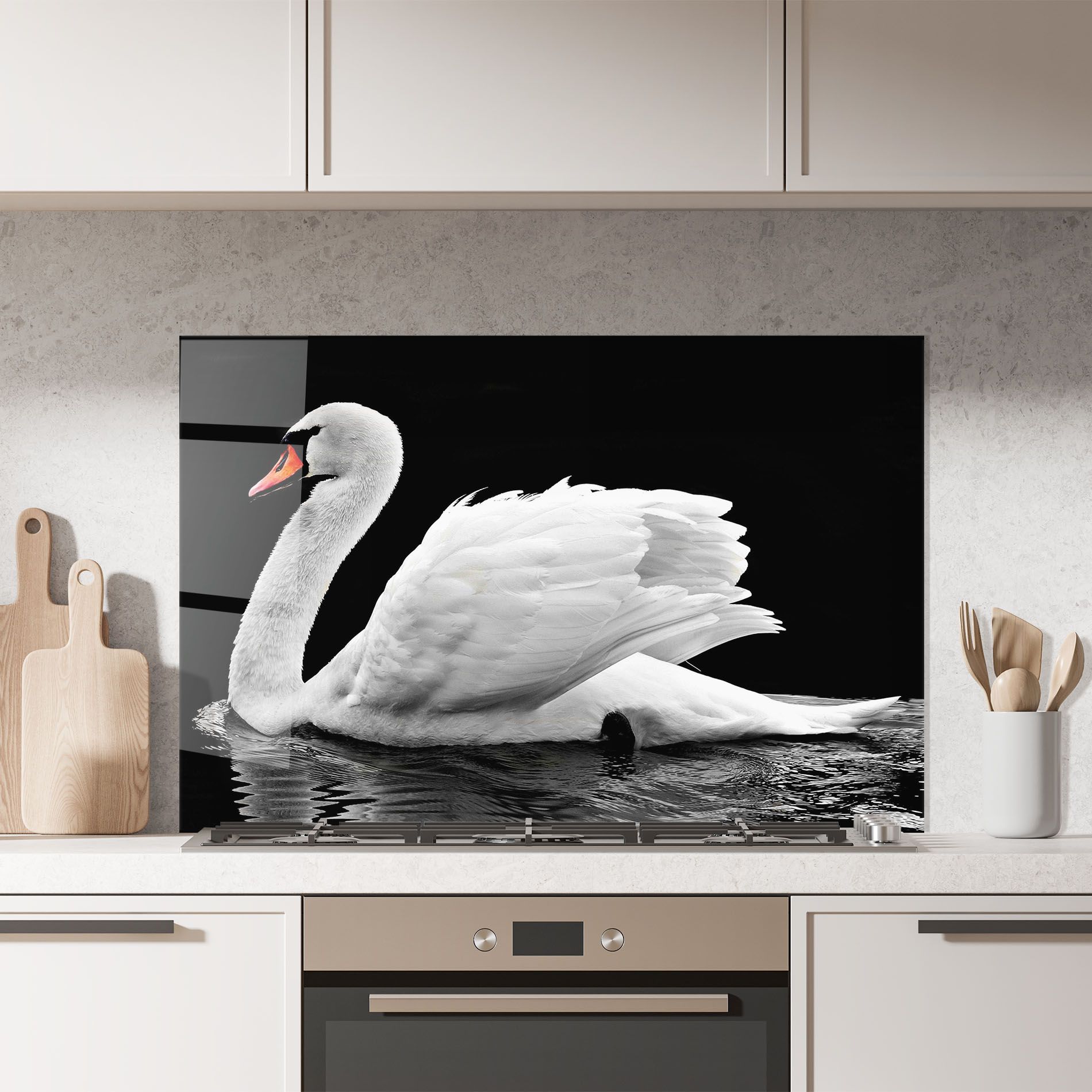 Black And White Swan mockup 7
