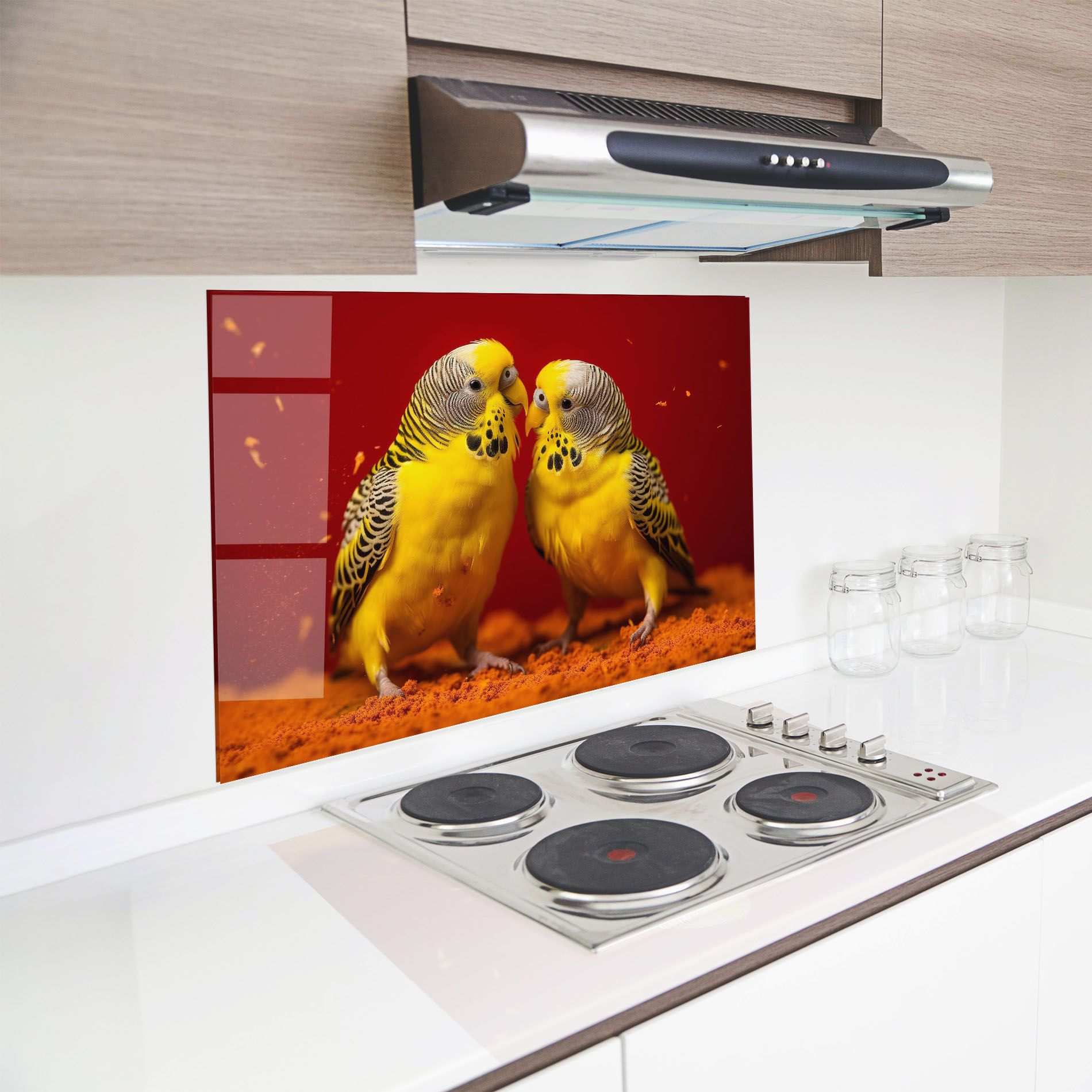 Cute Yellow Birds mockup 8