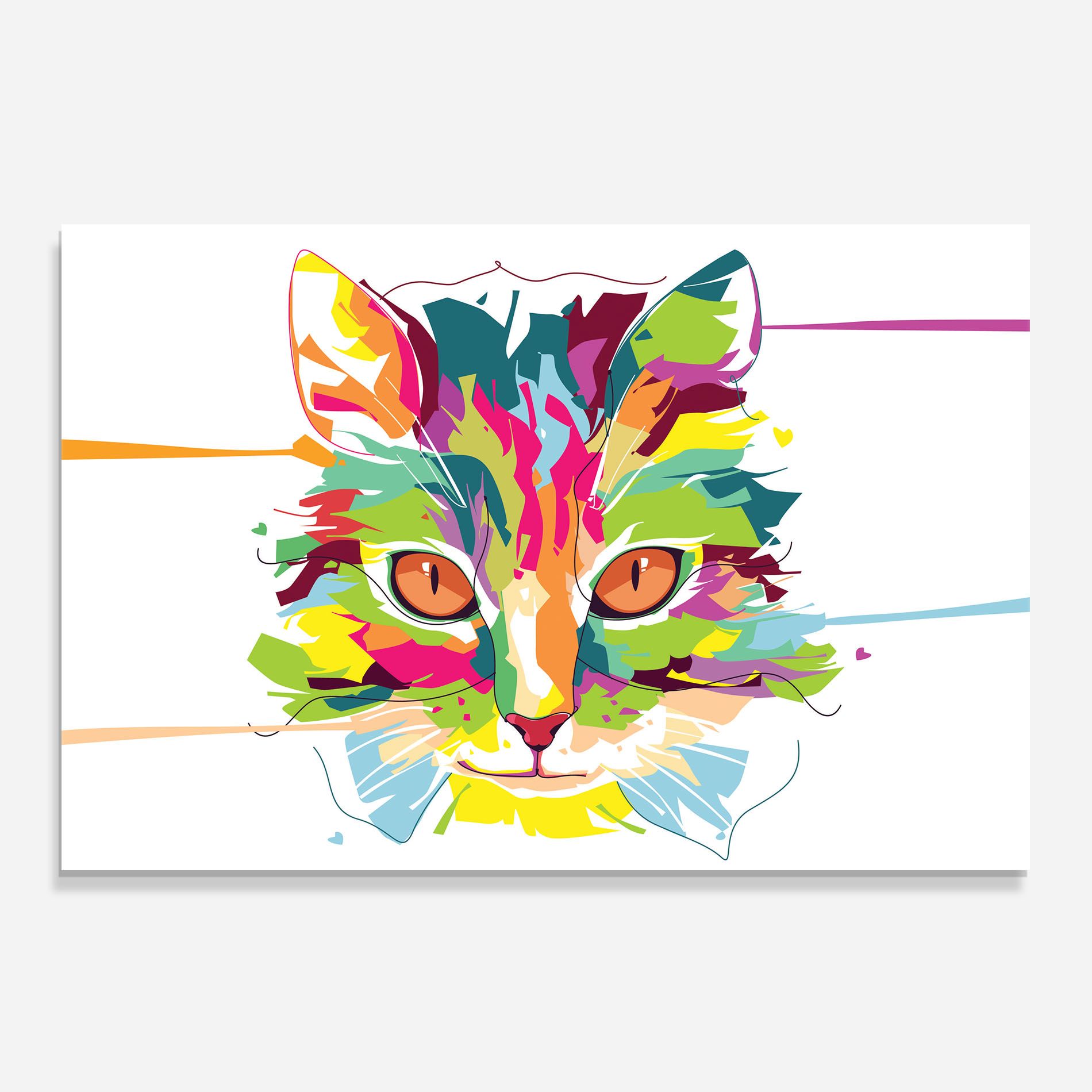 Cat Art Close Up mockup 0