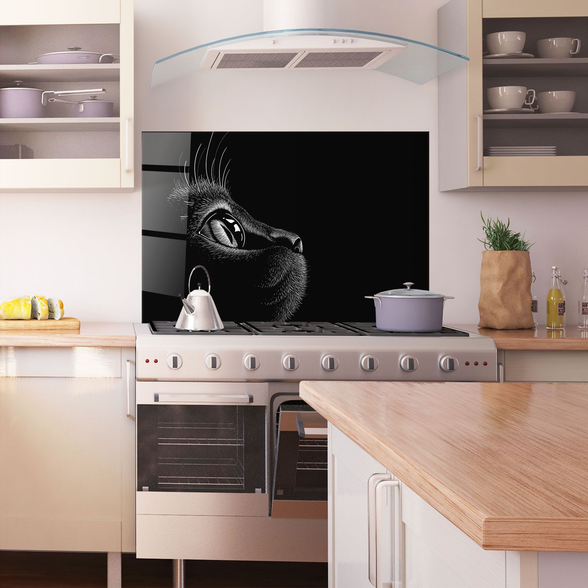 Glass Eye Cat mockup 1