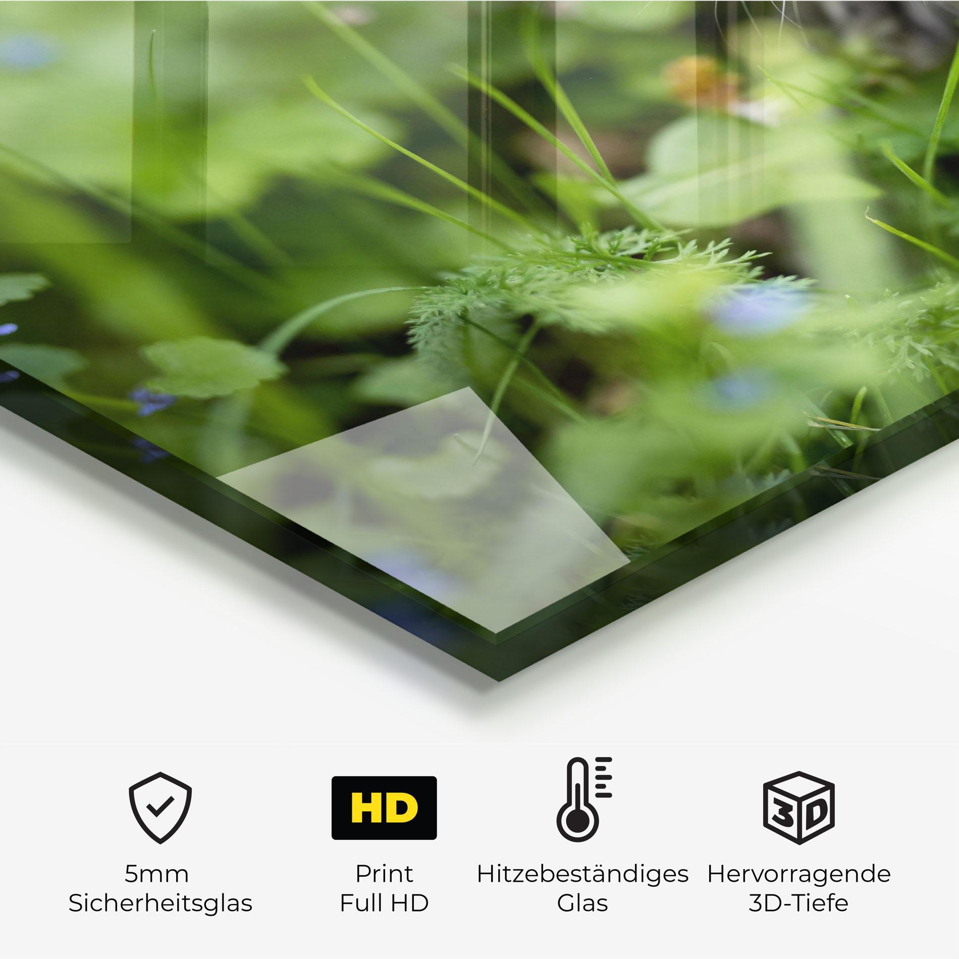 Küchenrückwand Glas Brown Baby Cat mockup 2