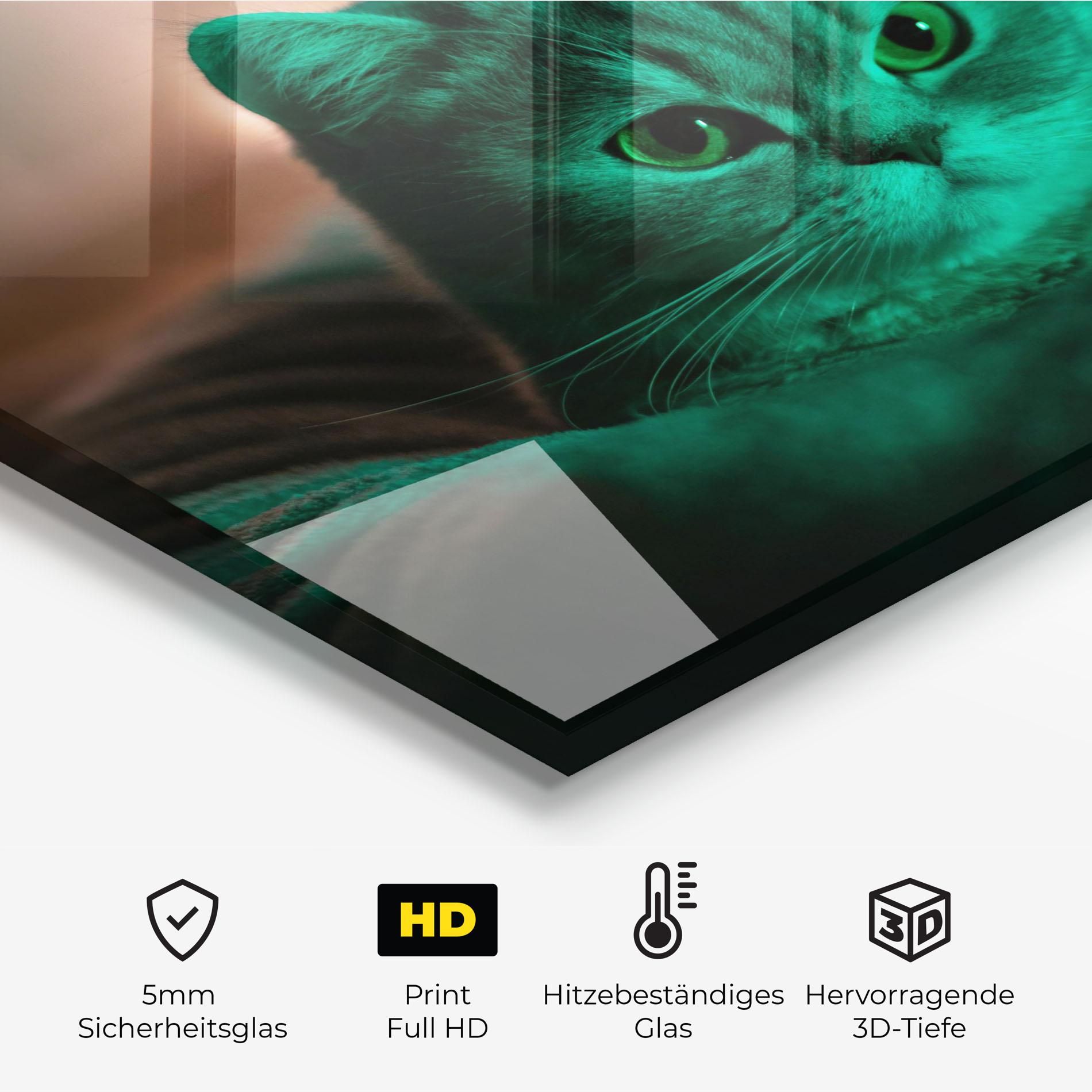 Green Light Cat mockup 2