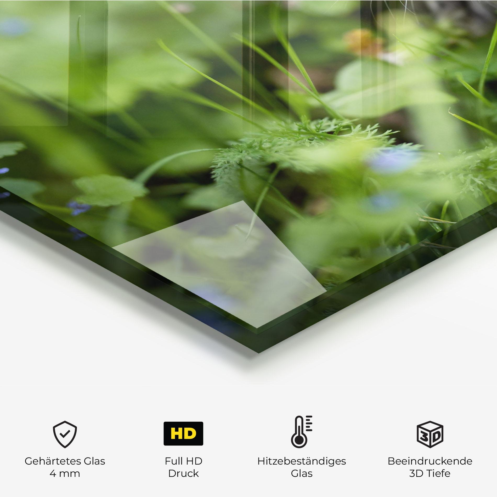 Küchenrückwand Glas Brown Baby Cat mockup 2