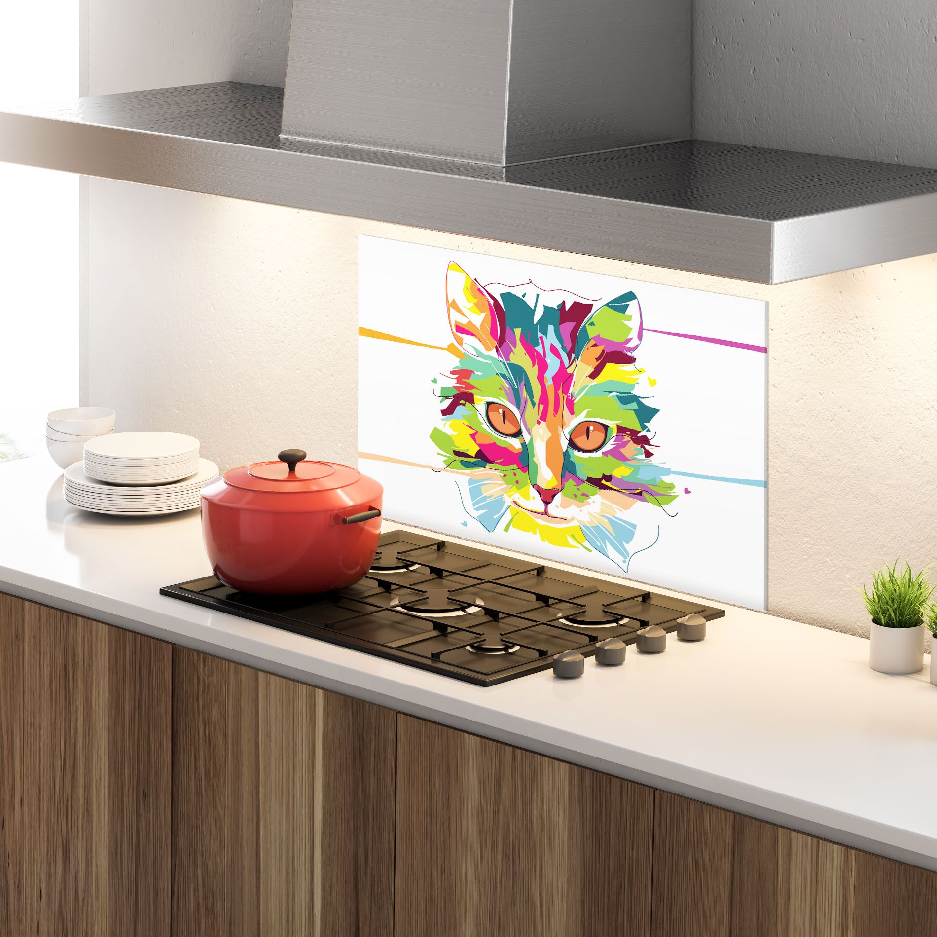 Cat Art Close Up mockup 4