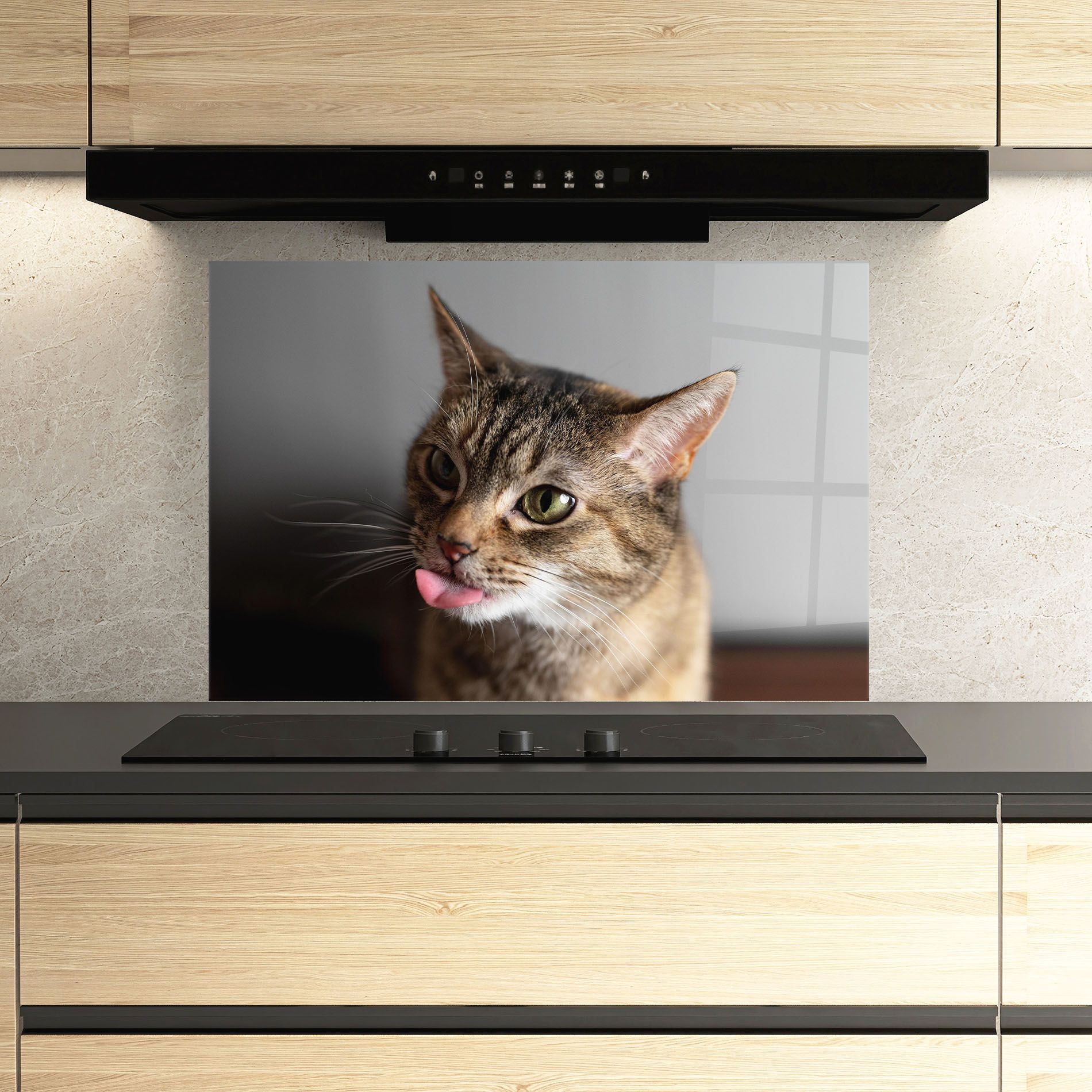 Brown Green Eyes Cat mockup 3