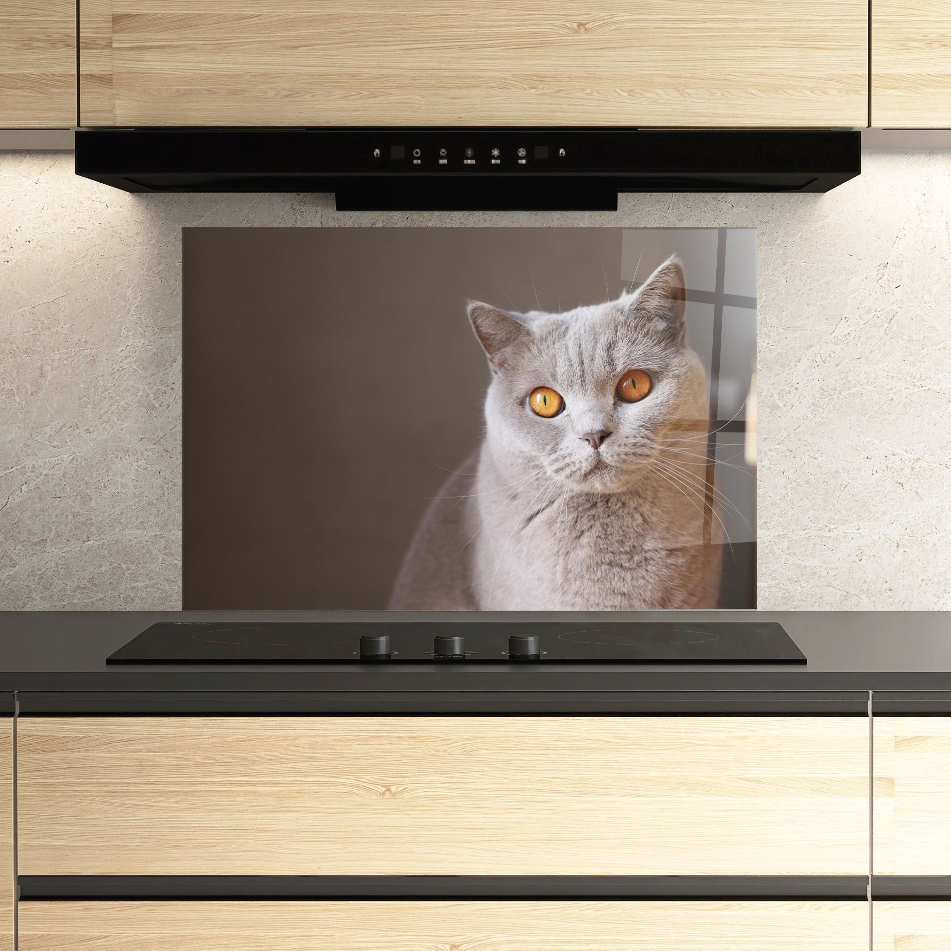 Orange Eyes Cat mockup 3