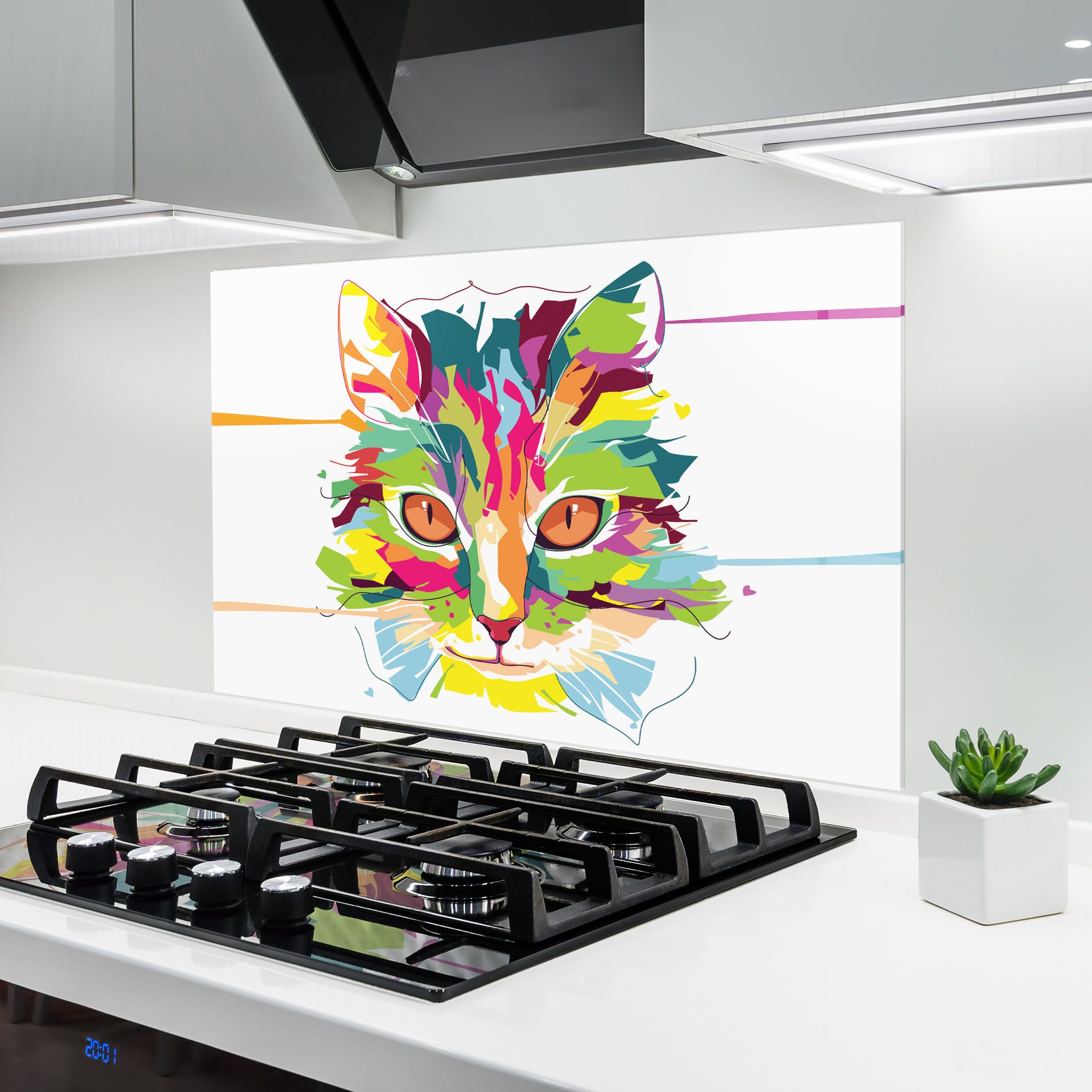 Cat Art Close Up mockup 6