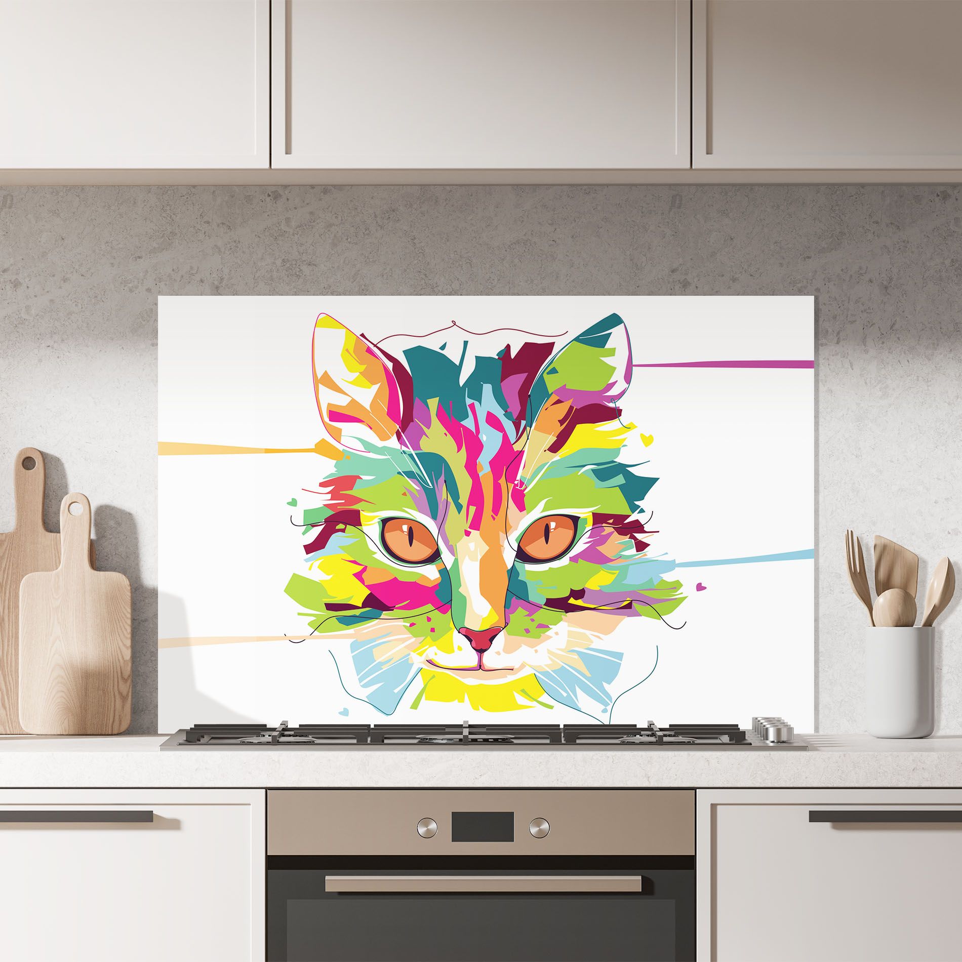 Cat Art Close Up mockup 7