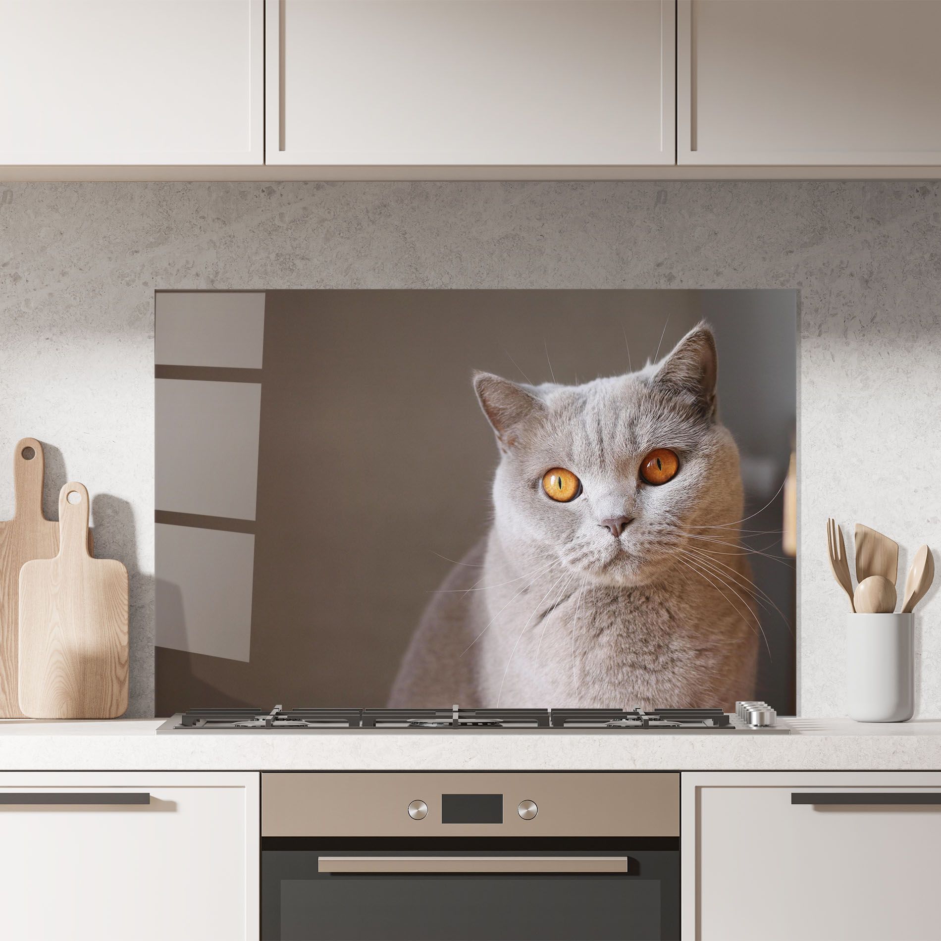 Orange Eyes Cat mockup 7