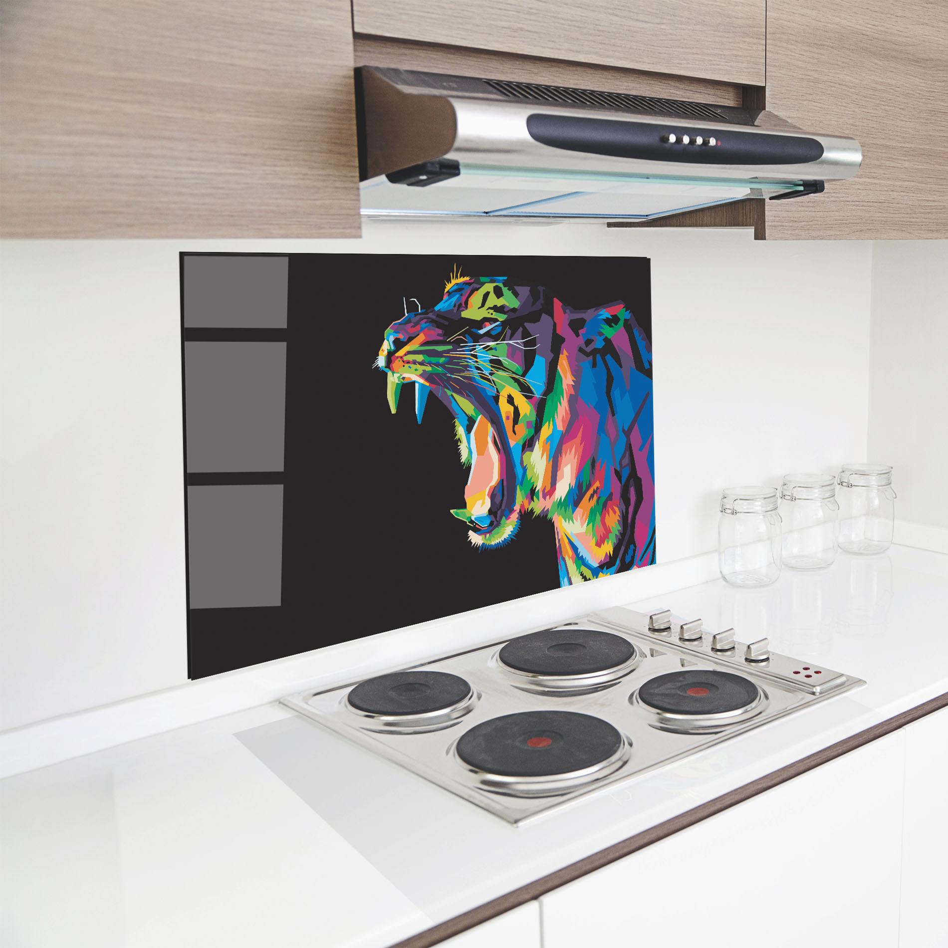 Küchenrückwand Glas Ready To Eat mockup 8