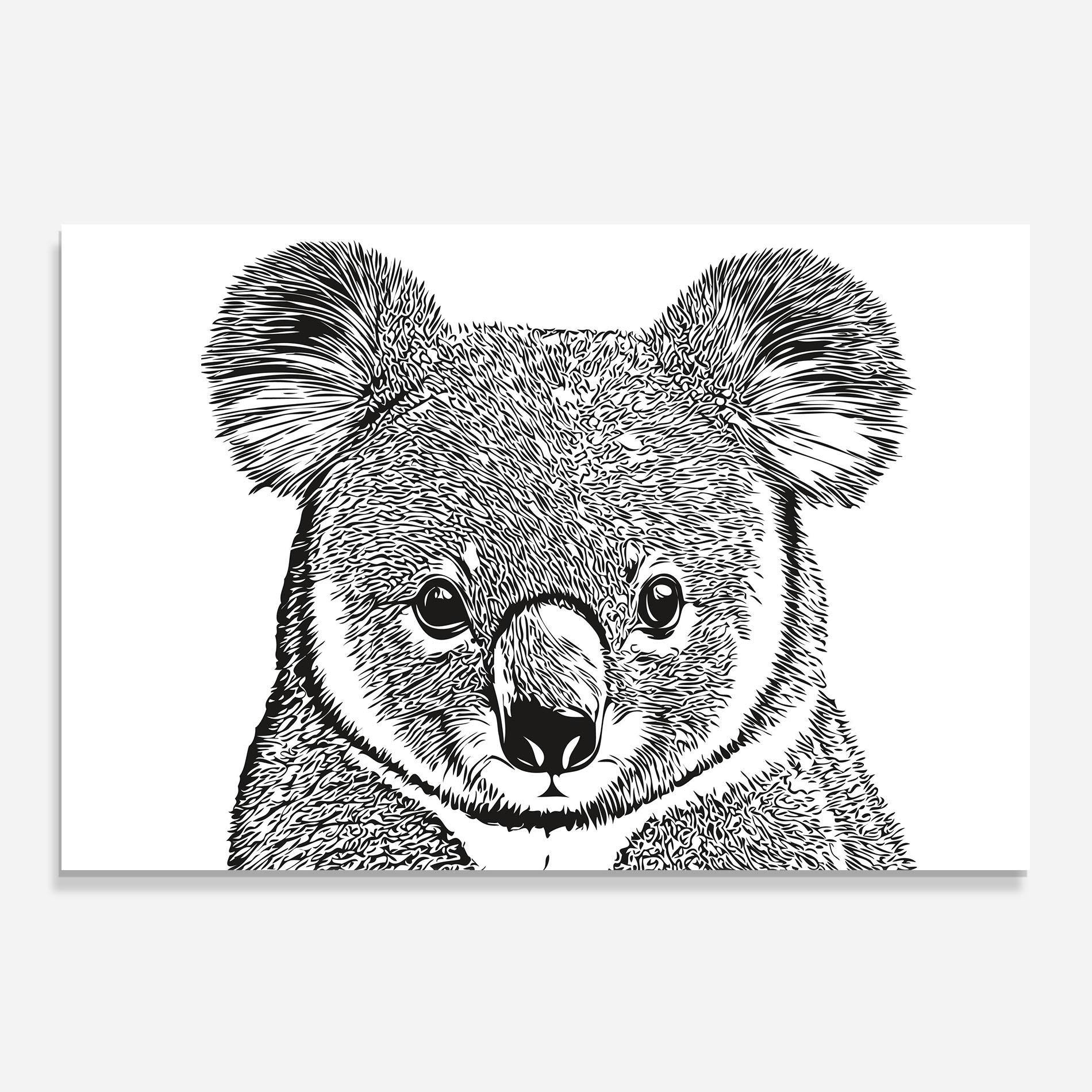 Küchenrückwand Glas Koala Line mockup 0
