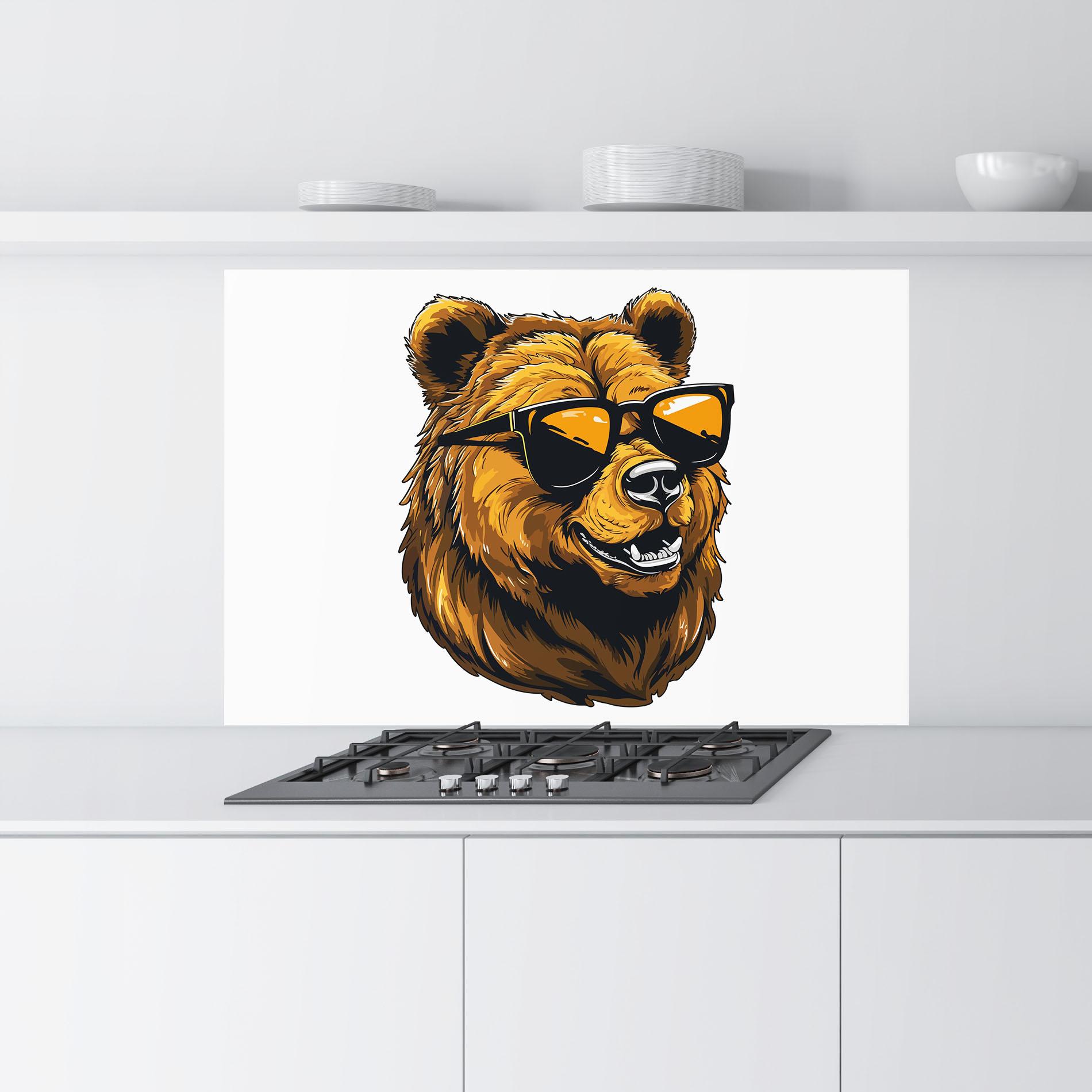 Küchenrückwand Glas Cool Glasses mockup 9