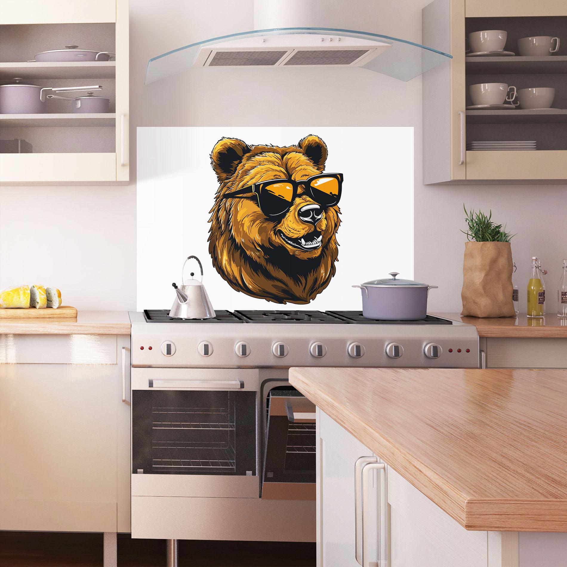 Küchenrückwand Glas Cool Glasses mockup 1