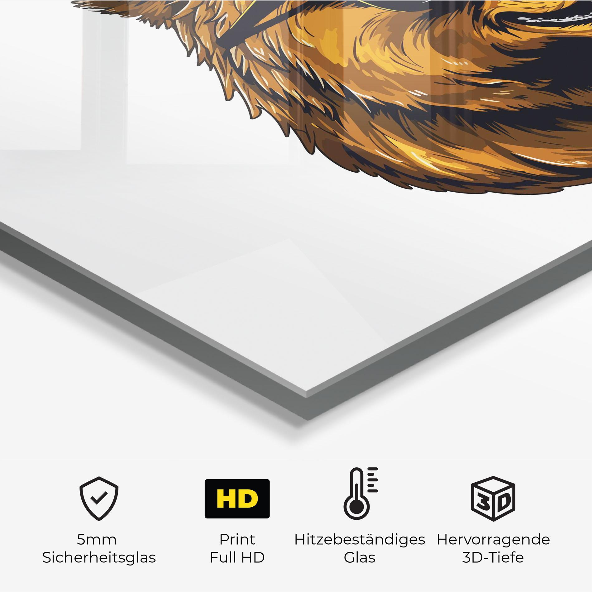 Küchenrückwand Glas Cool Glasses mockup 2