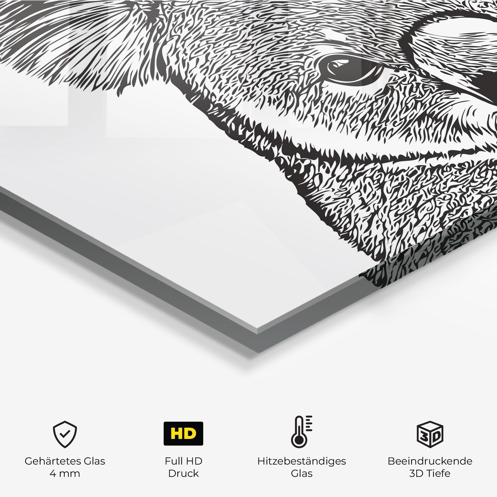 Küchenrückwand Glas Koala Line mockup 2