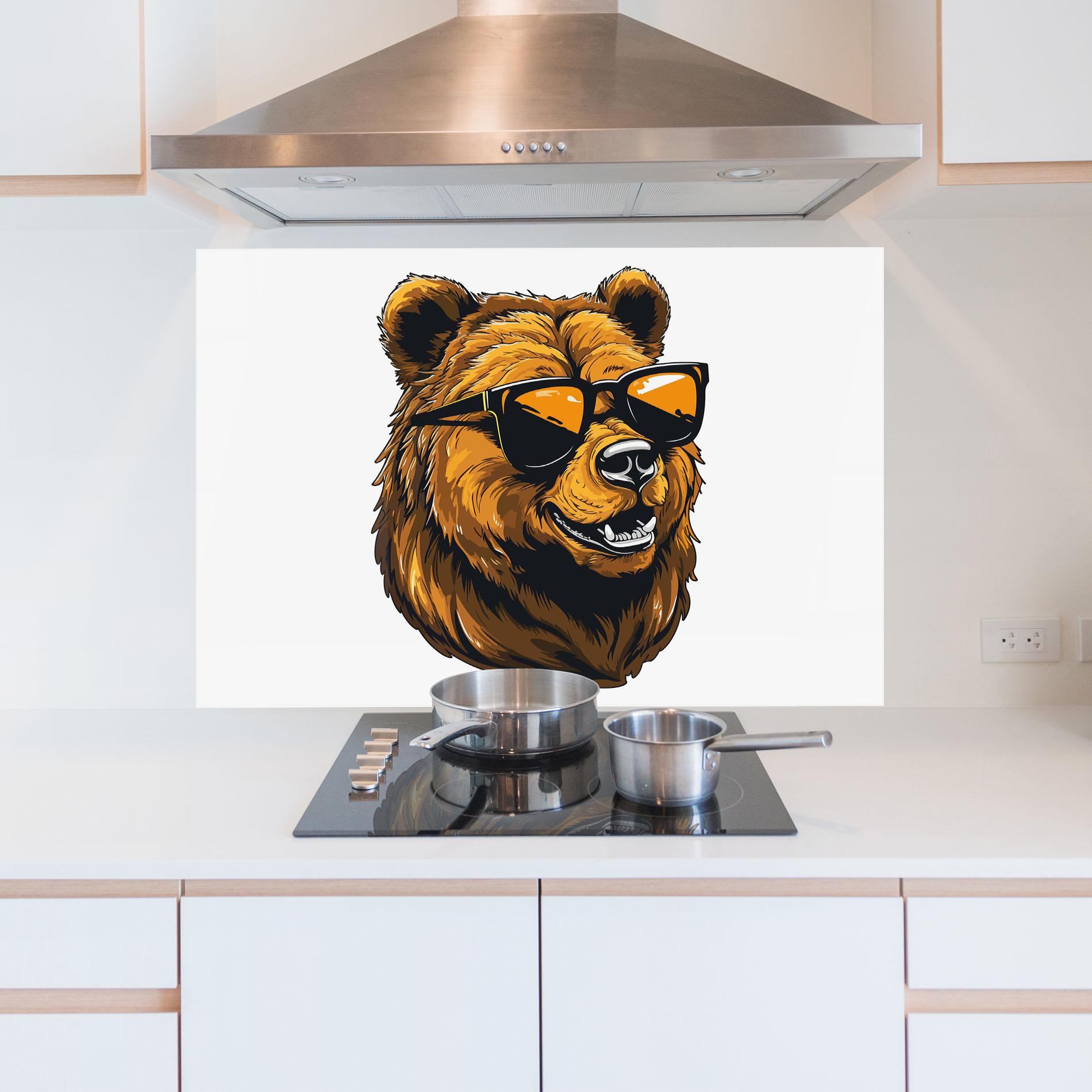 Küchenrückwand Glas Cool Glasses mockup 5