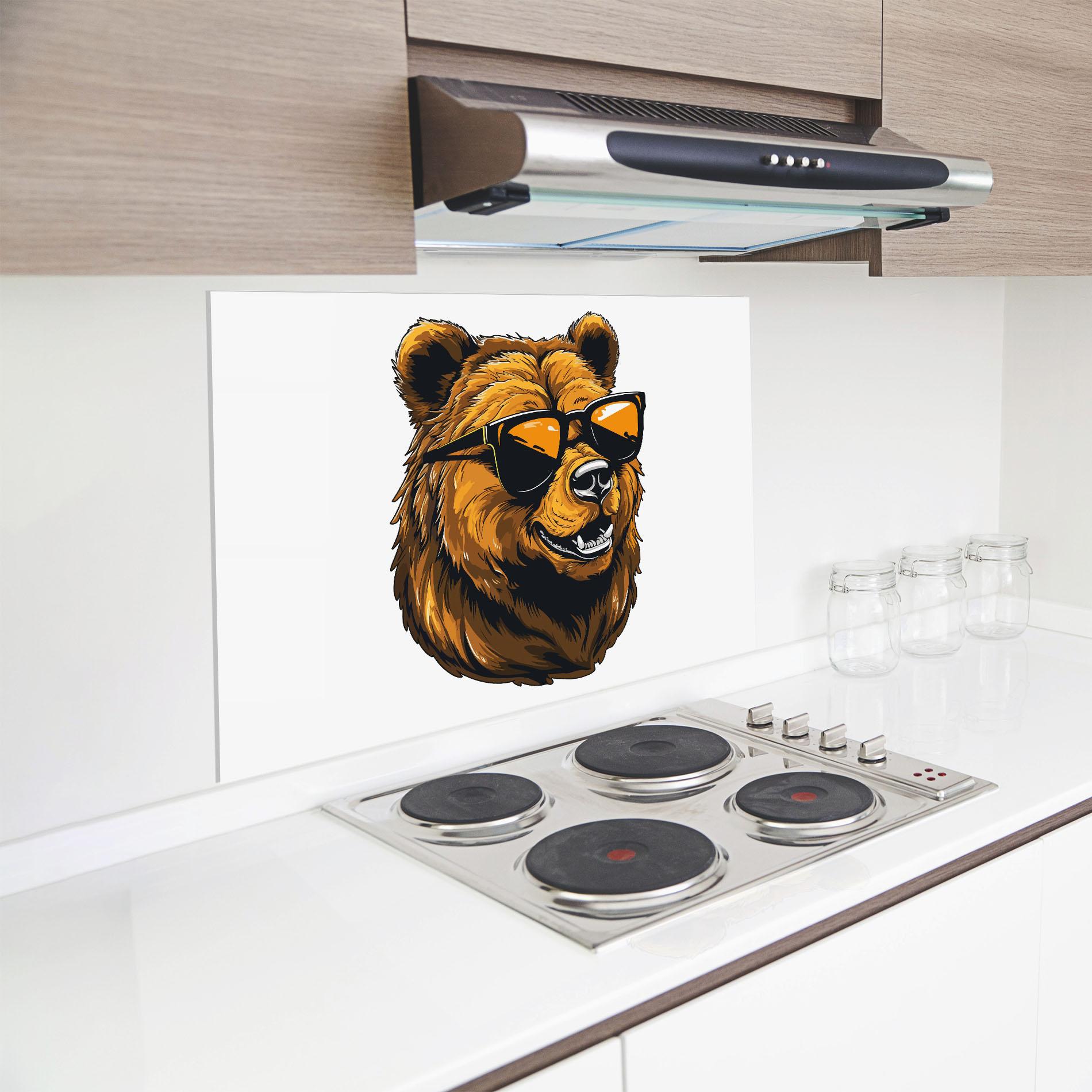 Küchenrückwand Glas Cool Glasses mockup 8